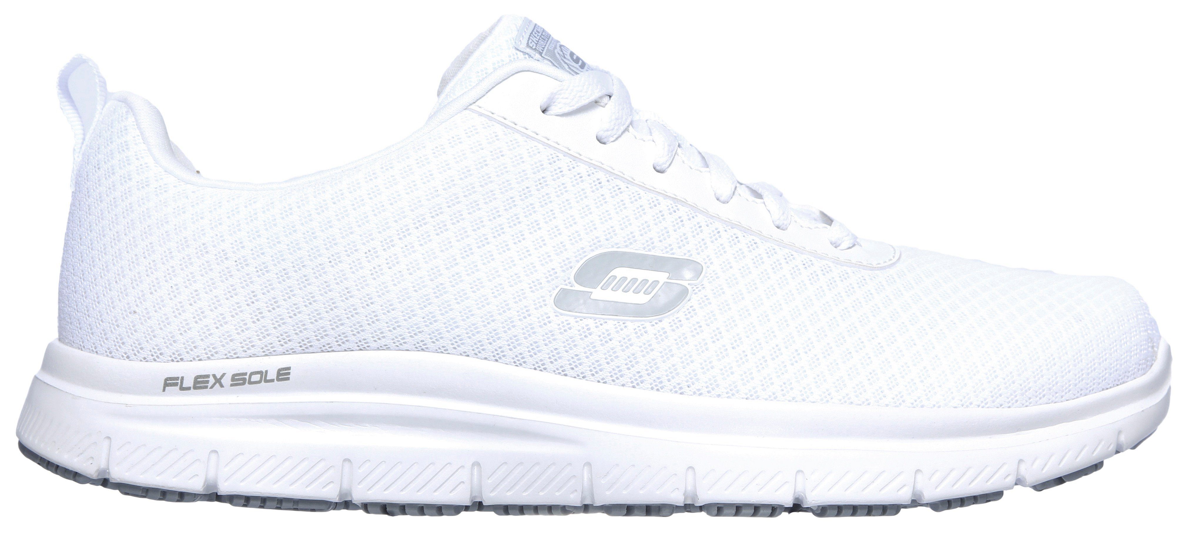 Skechers Berufsschuh Schnürschuh für Gastronomie,Pflege mit gepolsterter Innensohle – Bild 3 von 5