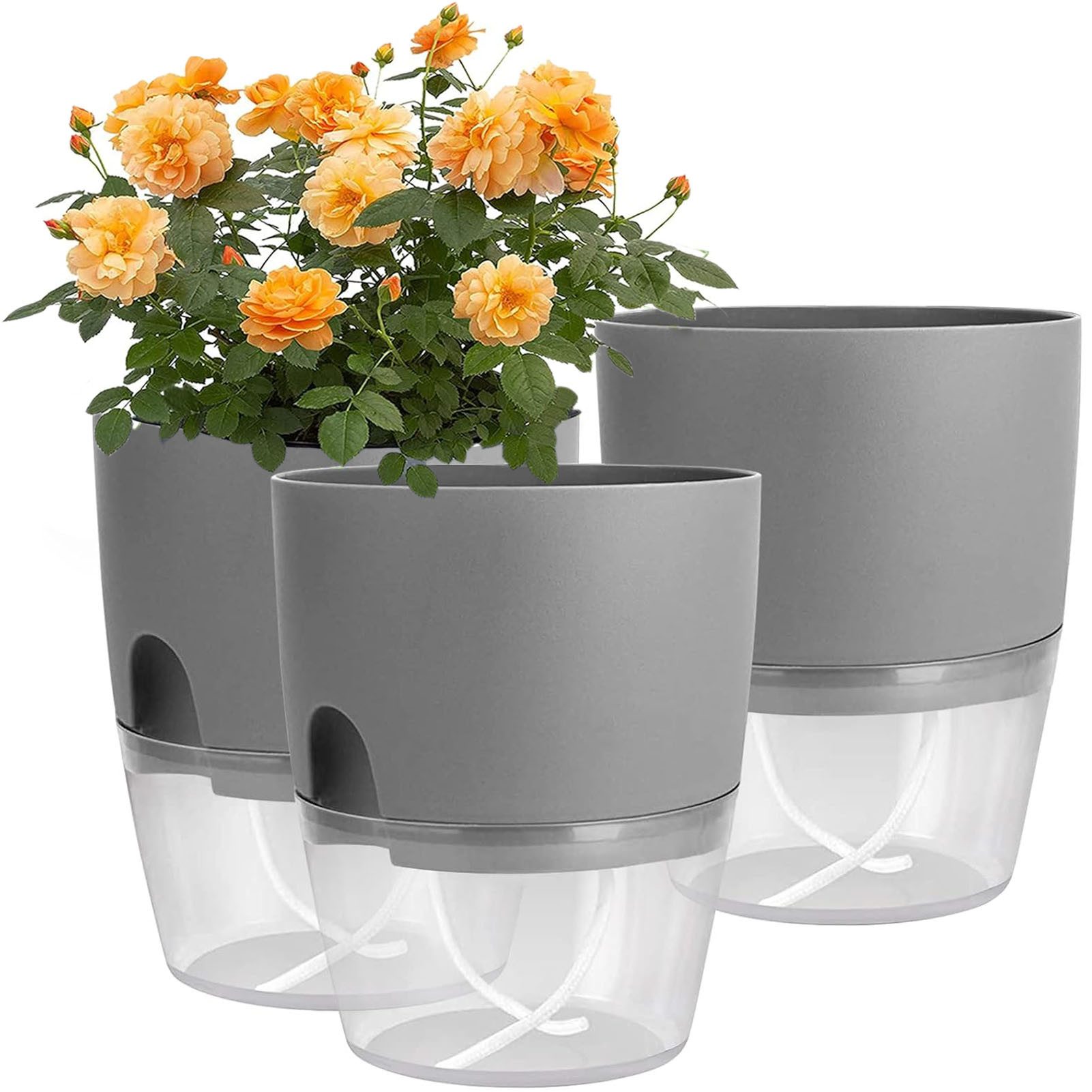 SURFOU Kräutertopf Blumentopf Selbstbewässerungstopf Pflanzentopf küche günstig online kaufen