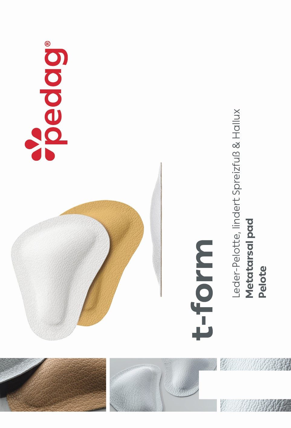 Pedag Pelotte Leder Pelotte T-Form – Bild 2 von 3
