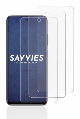 Savvies Schutzfolie für Xiaomi Redmi Note 10 5G, Displayschutzfolie, 6 Stück, Folie klar