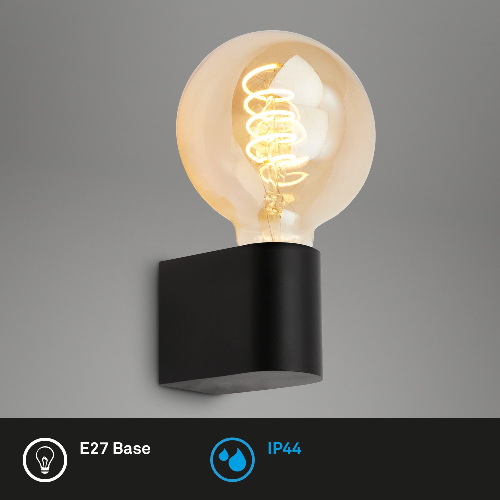 Briloner Leuchten Wandleuchte Outdoor Wandlampe Badezimmerlampe günstig online kaufen