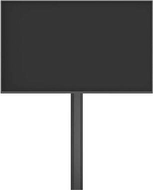 PureMounts Kabelkanal mit Klebeband + Schrauben/Dübel, aus Kunststoff, Länge: 100cm, Breite 6cm, Farbe: schwarz
