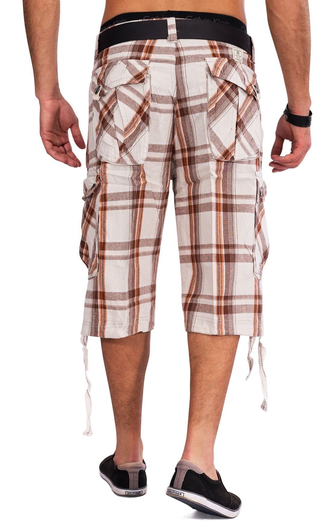 Egomaxx Cargoshorts Cargo Sommer Kariert (1-tlg) günstig online kaufen