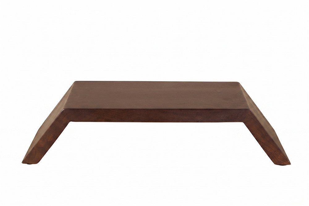 riess-ambiente Laptoptisch GATSBY 50cm braun - Mangoholz, Massiv, Erhöhung, Stauraum, modern (Einzelartikel, 1-St), für eine gesunde Sitzhaltung - ideal für Arbeitszimmer od. Home Office