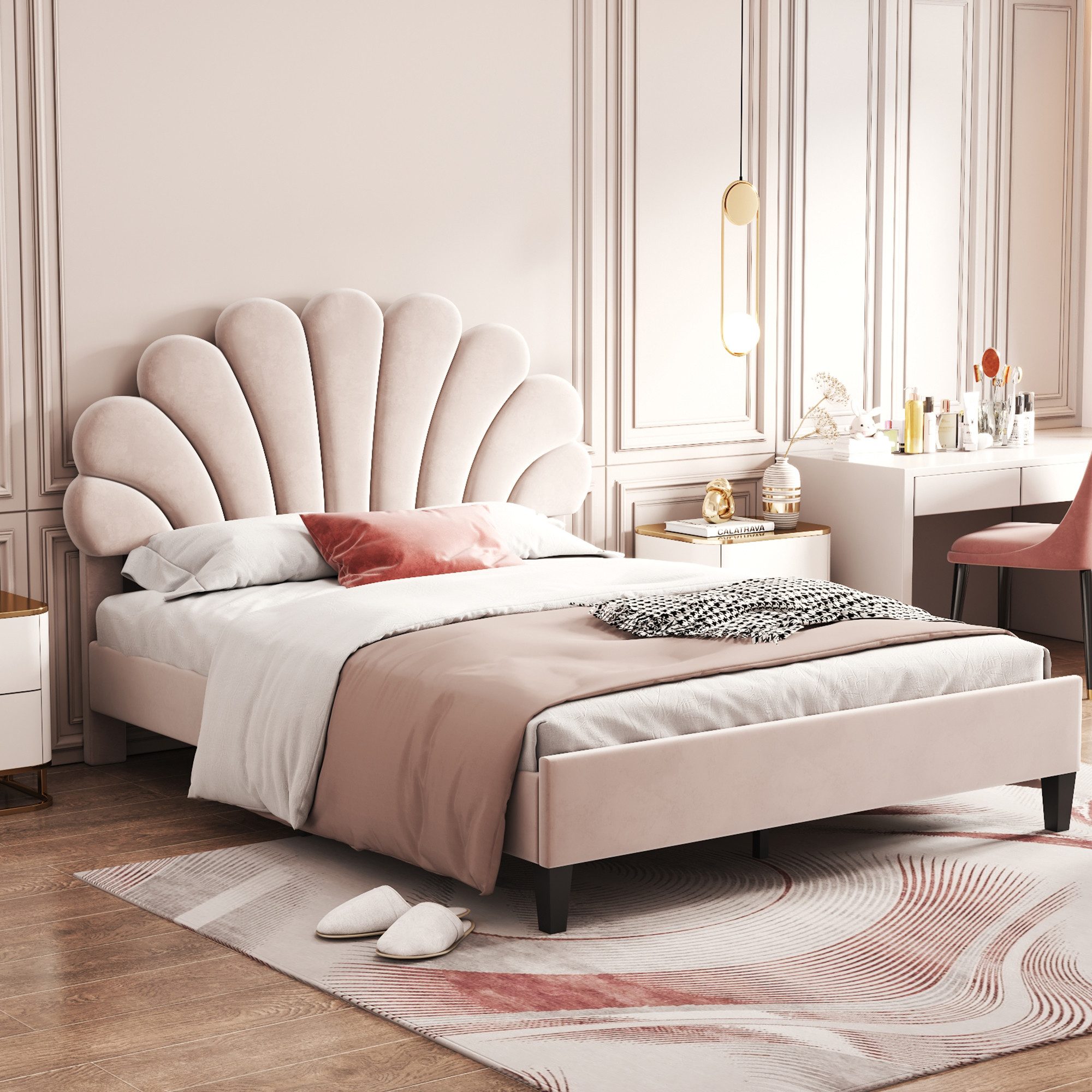 STILVORA Kinderbett 140x200 Polsterbett Gästebett mit günstig online kaufen