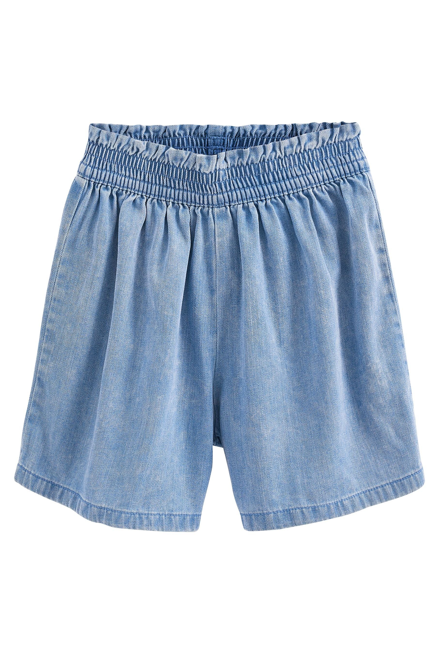 Next Hosenrock Shorts in Rockoptik - länger geschnitten (1-tlg) Bright Blue | Hosenröcke
