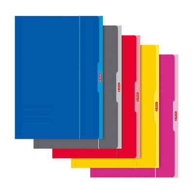 Herlitz Organisationsmappe 5 Herlitz Sammelmappen / DIN A3 / 5 verschiedene Farben