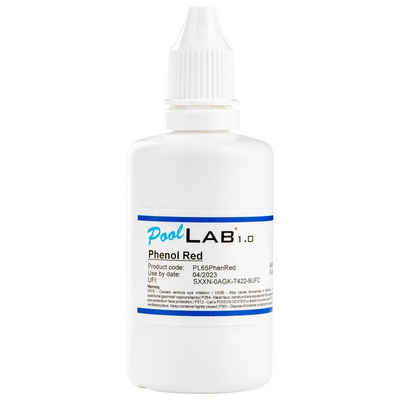 WATER-I.D. Photometer Testflüssigkeit Phenol Red für PoolLab pH 65 ml Messung Wasseranalyse