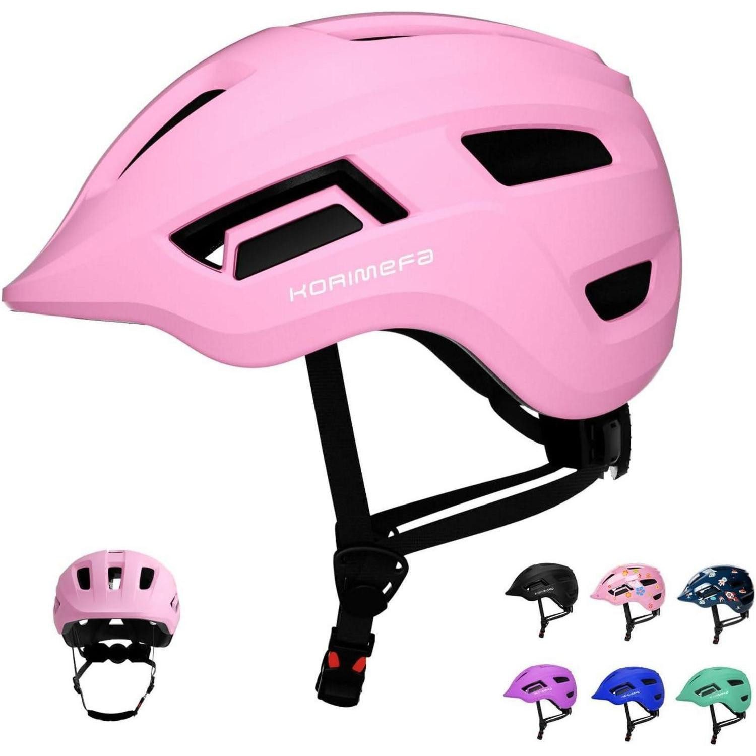 LuxusKollektion Kinderfahrradhelm Helm Kinder Fahrradhelm Verstellbar Multisport Leicht XS Rosa