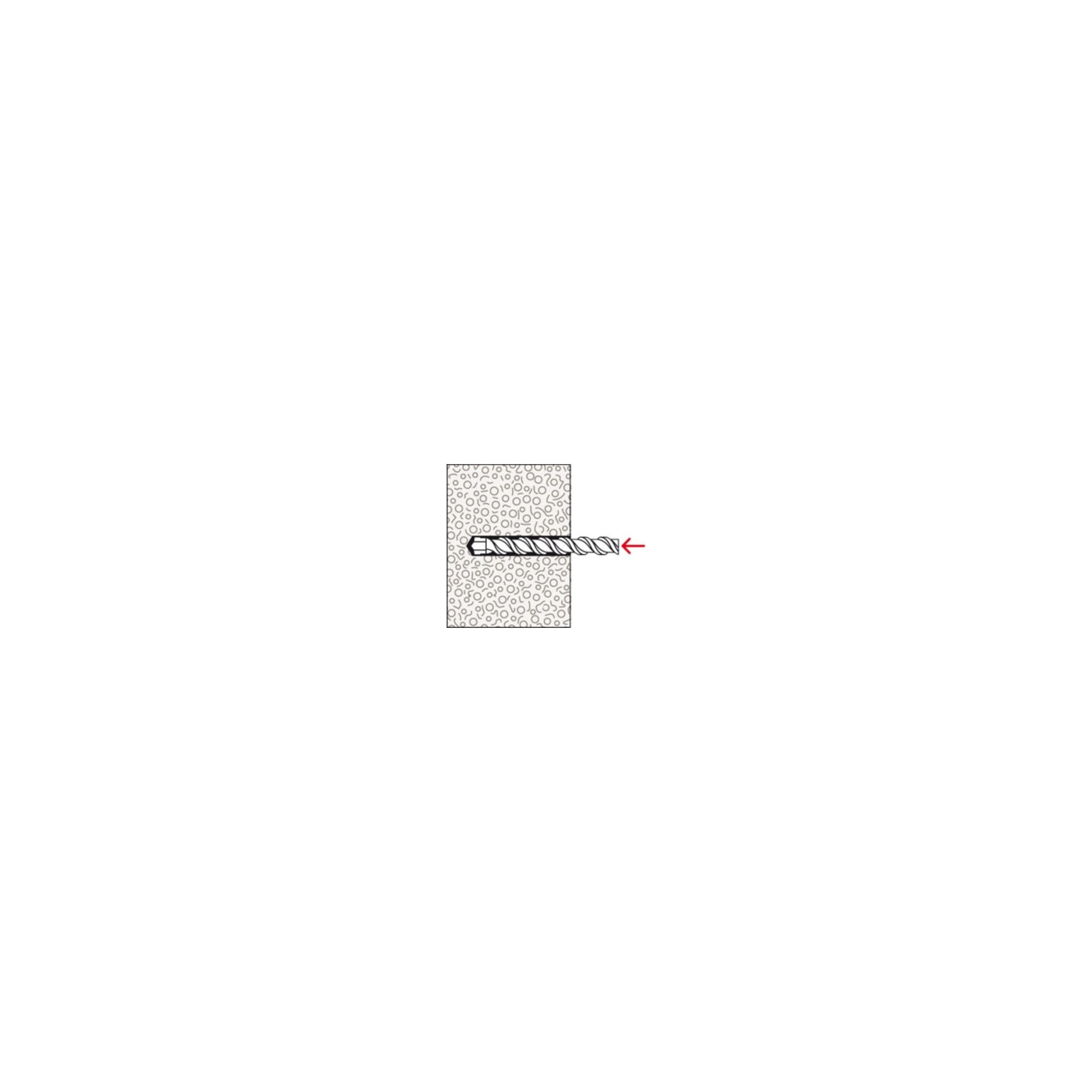 fischer Spreizdübel fischer Dübel DuoPower 8x65 S PH LD 25 Stk