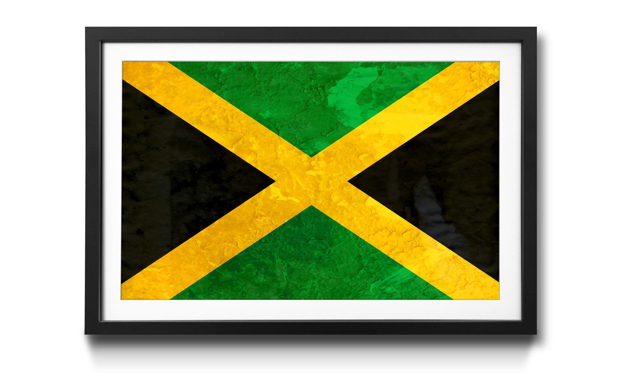 mit Größen erhältlich in Wandbild, Bild Rahmen Flagge, Jamaica, WandbilderXXL 4