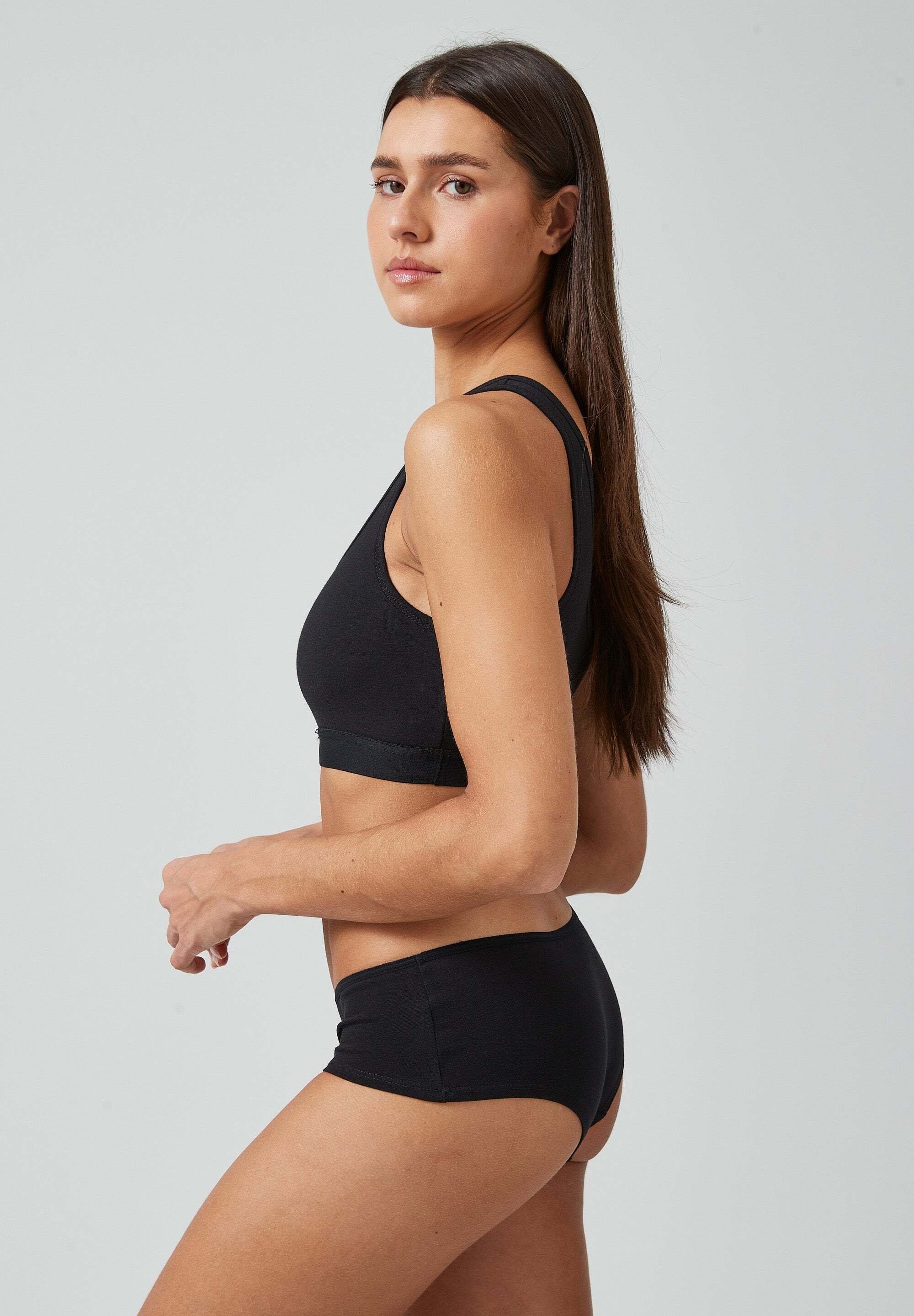 SNOCKS Bustier Soft BH (1-tlg) aus Bio Baumwolle, breite Träger für maximalen Komfort