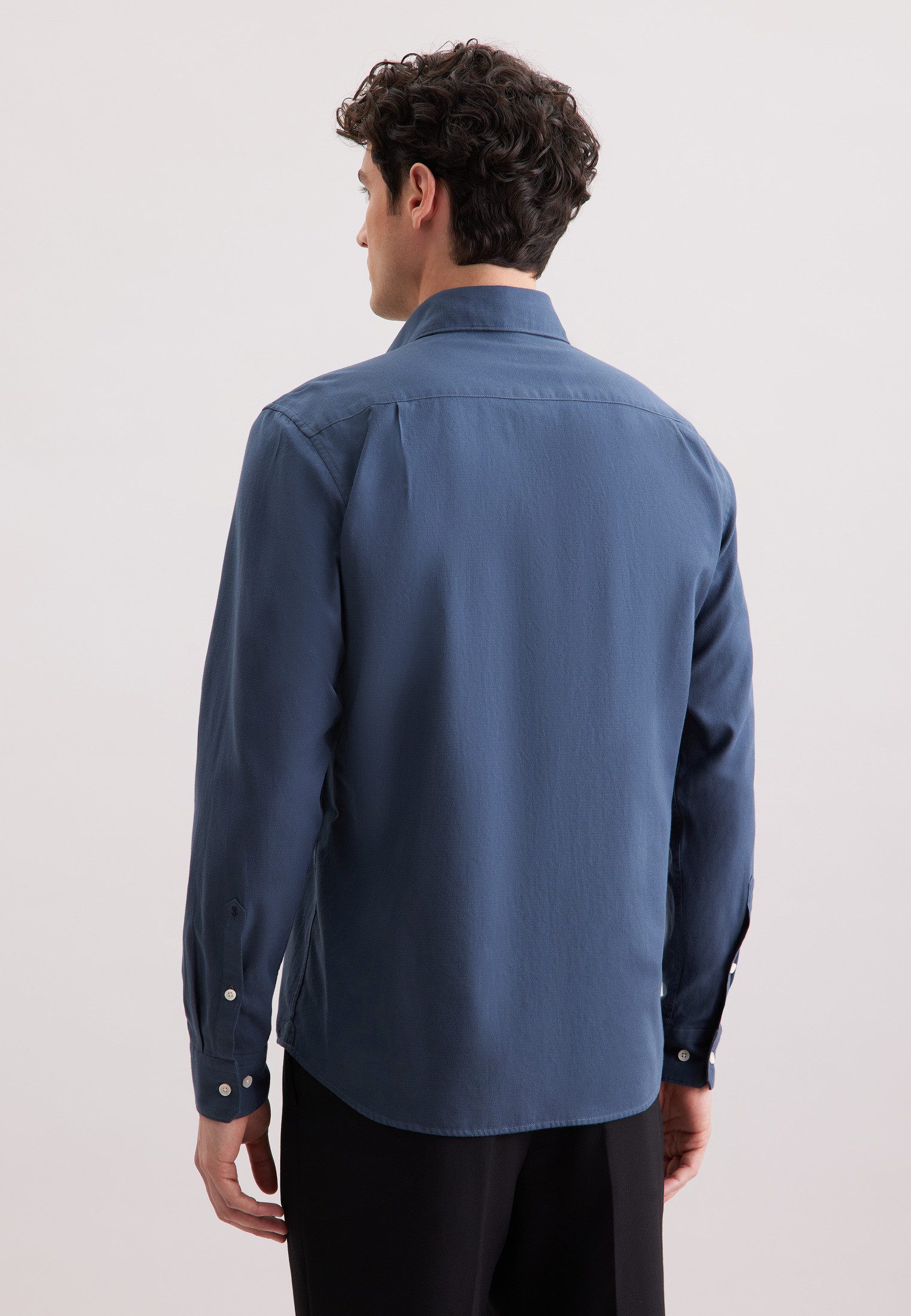 seidensticker Flanellhemd Regular 1/1 Kentkragen Pepita