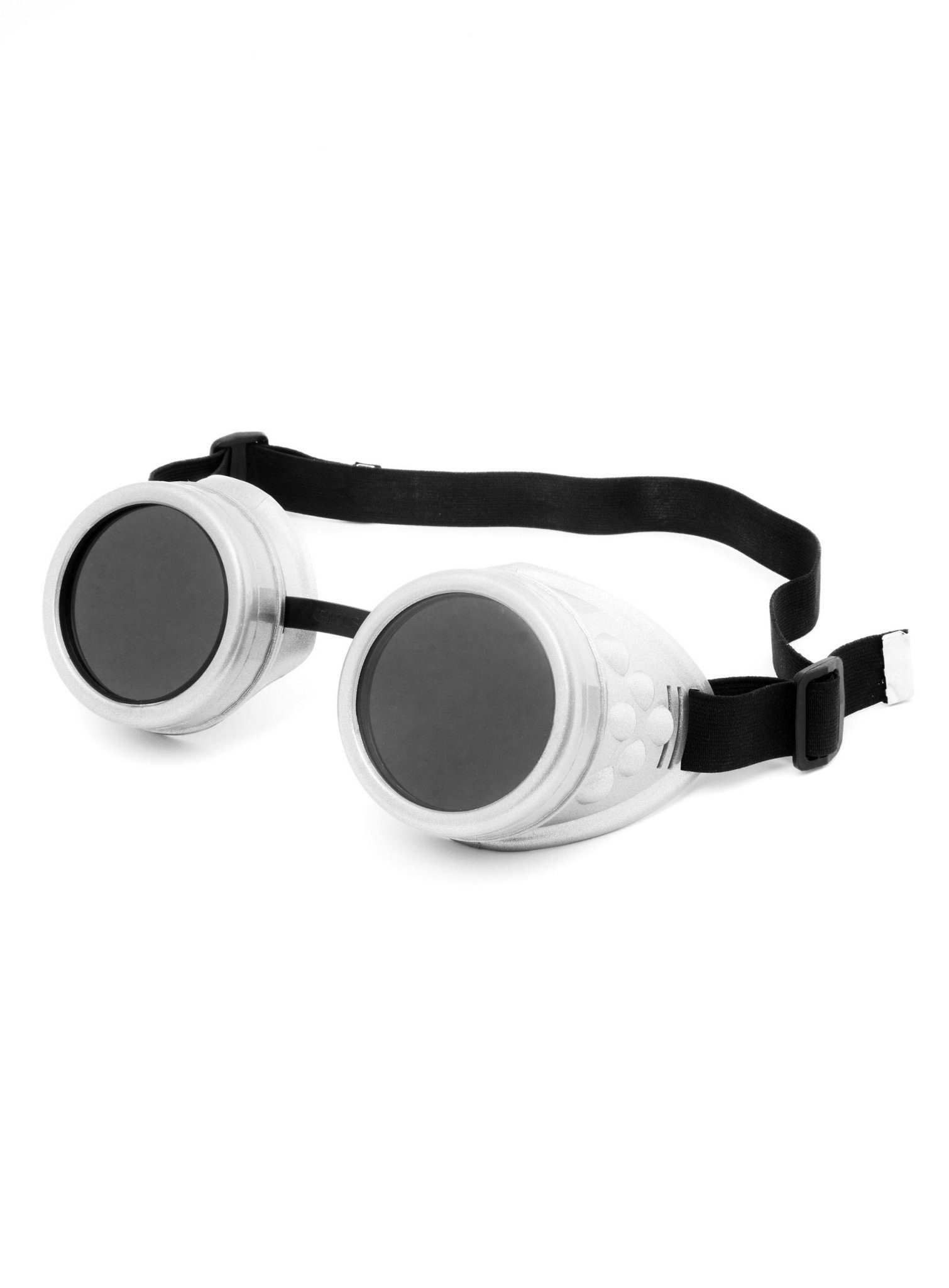 Metamorph Kostüm Steampunk Kostüm Brille, Schweißerbrille in weiß
