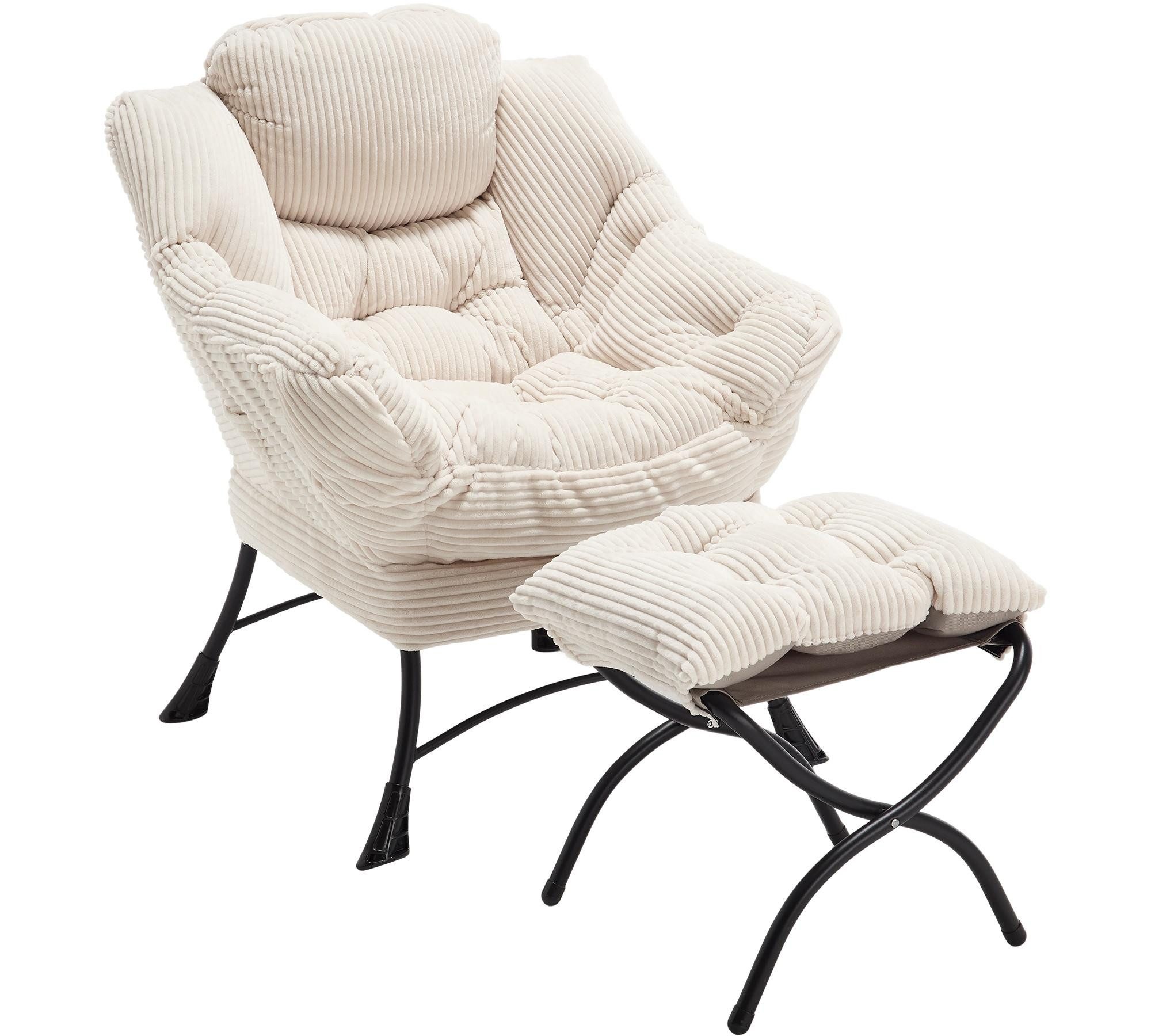 LVHOM Loungesessel Gemütliches Relaxsessel mit Hocker: günstig online kaufen