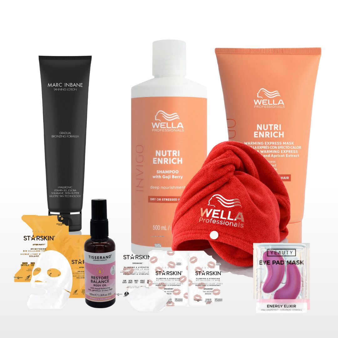 HairGecko Pflege-Set After Holiday Selfcare Set - Luxus-Spa für Zuhause, 8-tlg.
