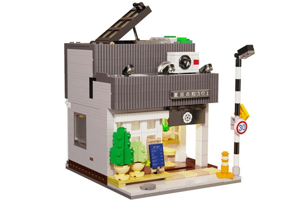 CaDA CaDA Japanisches Sommer Cafe (1116 Teile) (neue Version) Konstruktionsspielsteine