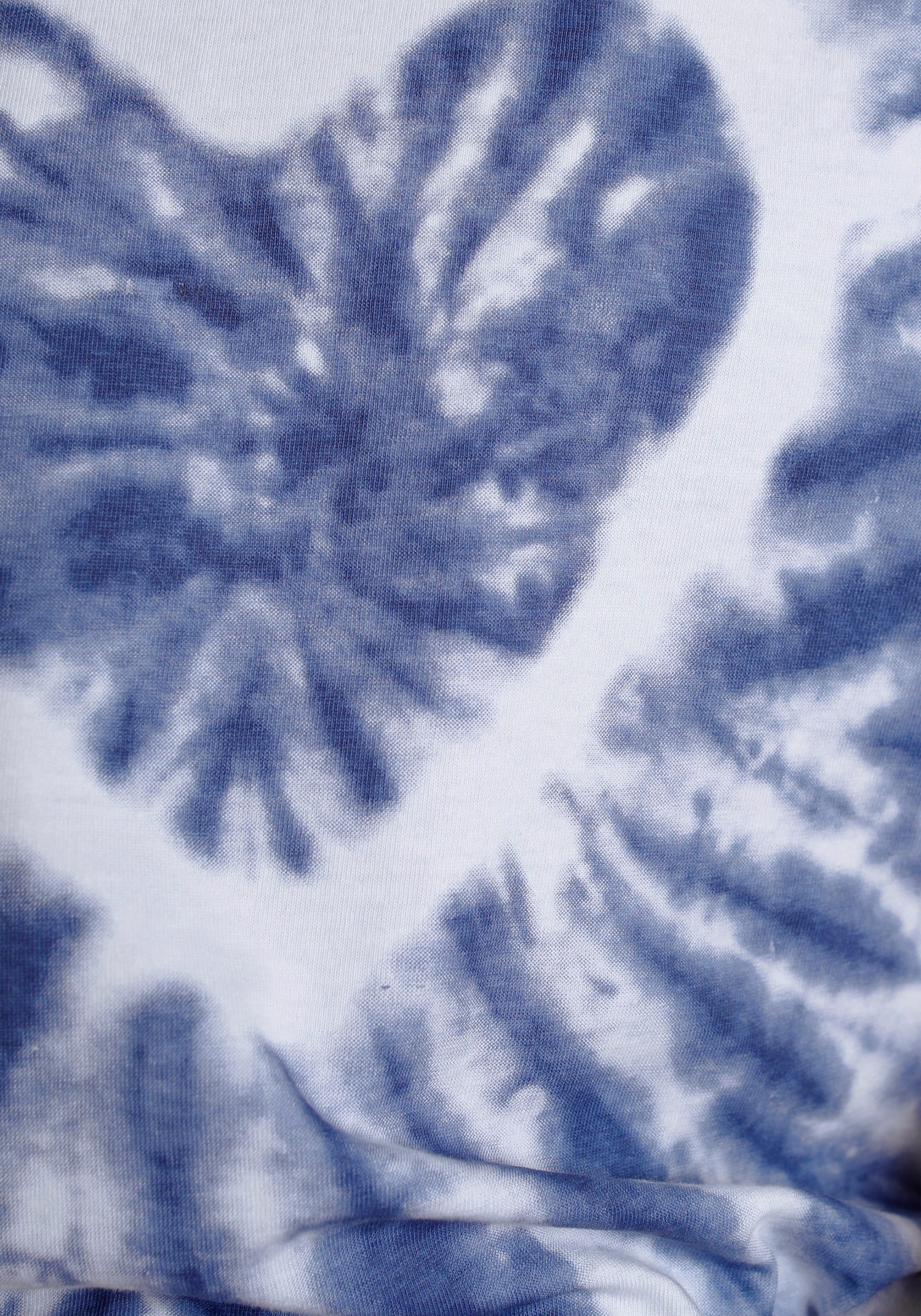 KIDSWORLD T-Shirt Herz Batik Kurzarm, gerade Passform, vielseitig gemustert