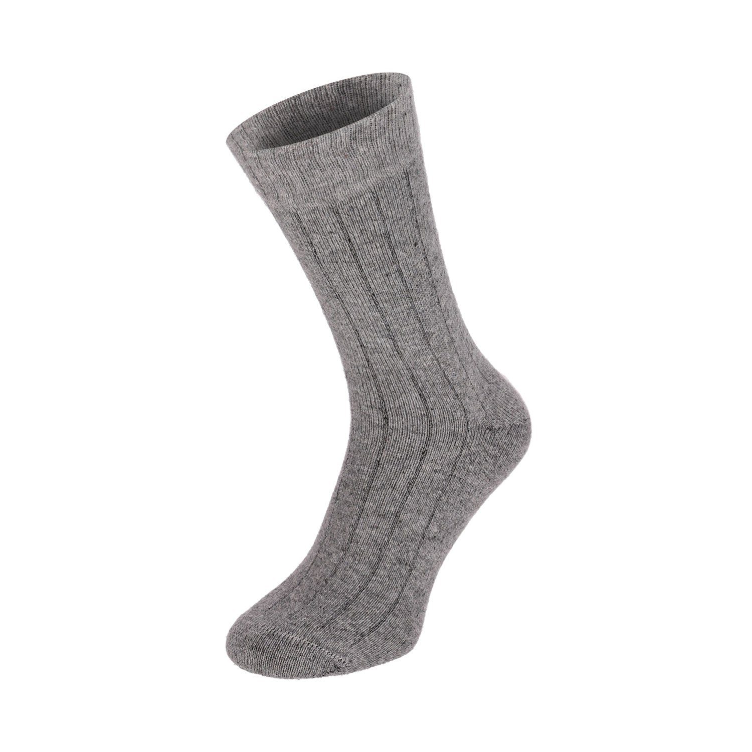 Chili Lifestyle Norwegersocken MERINO Wollsocken dicke Wintersocken in grau und schwarz Damen Herren (Multipack, 2-Paar, 2 Farbdesigns) Weichbund ohne Gummidruck, super soft, extra warm