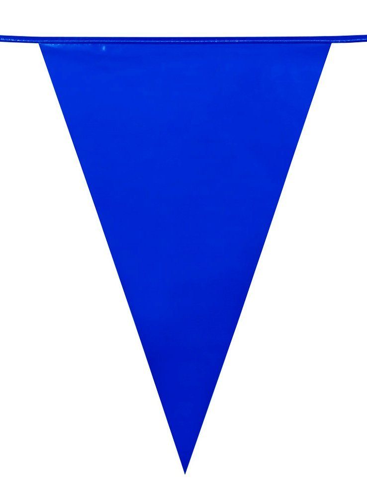 Boland Hängedekoration Blaue Riesenwimpelkette 10 m, Raumdekoration für Geburtstage, Mottopartys und Events!