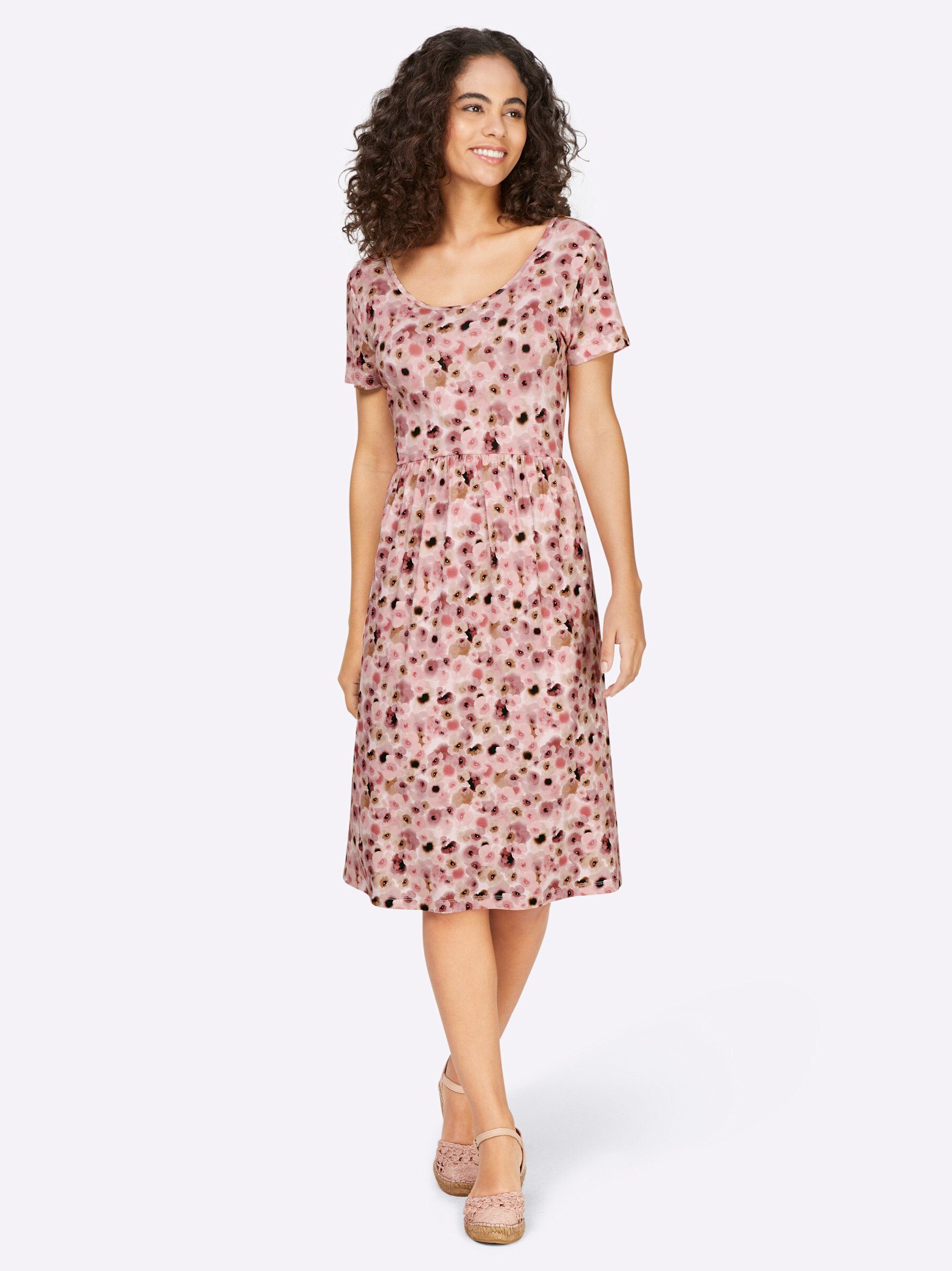 heine Jerseykleid Jersey-Kleid Kurzarm