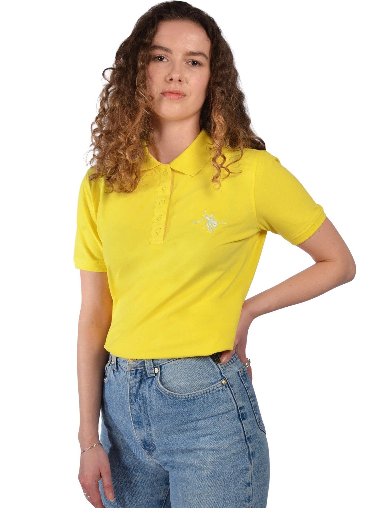 U.S. Polo Assn Poloshirt Shirt Poloshirt Shortsleeve gelb