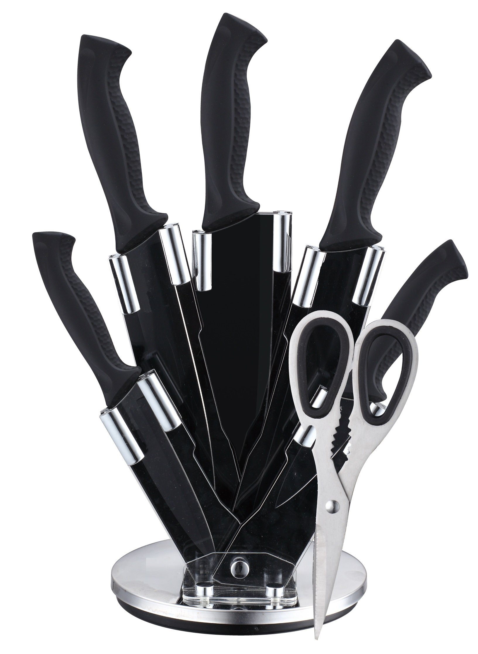 Cheffinger Messer-Set 7-teiliges Profi Messer-Set drehbar Messerset (7-tlg)