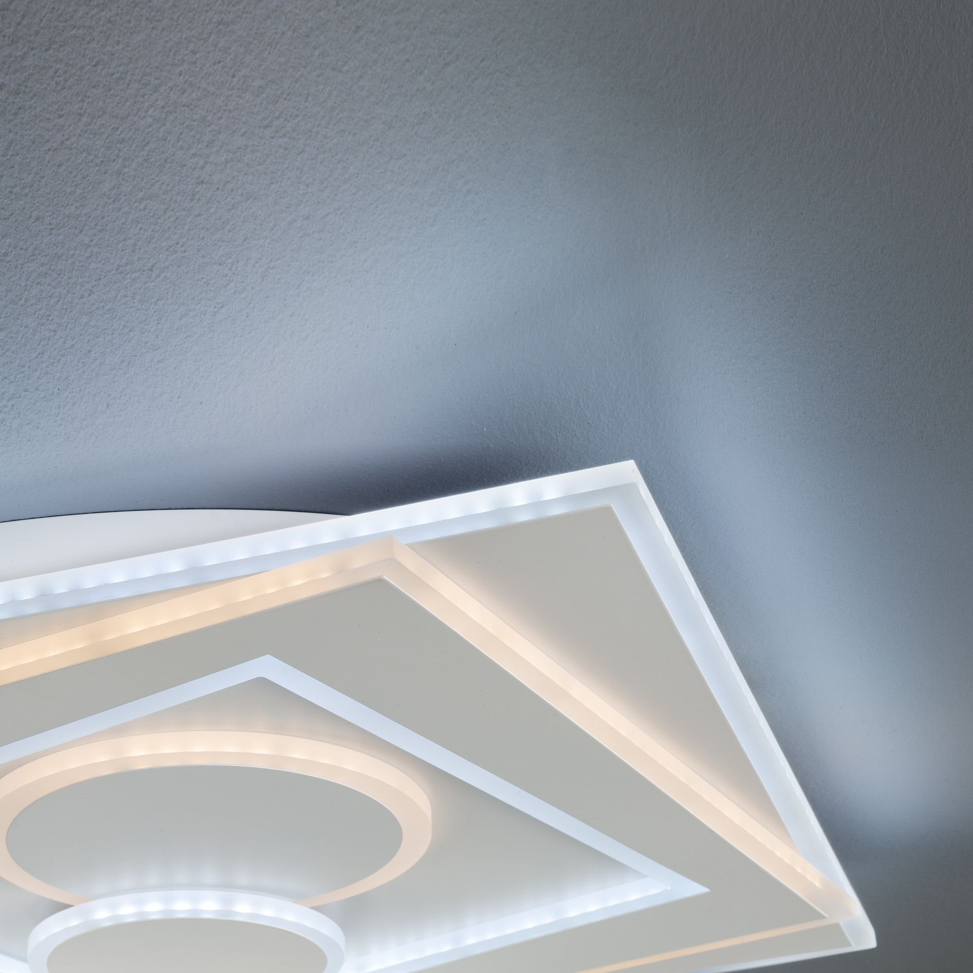 FISCHER & Farbsteuerung, Deckenleuchte LED integriert HONSEL Ratio, fest Dimmfunktion, LED