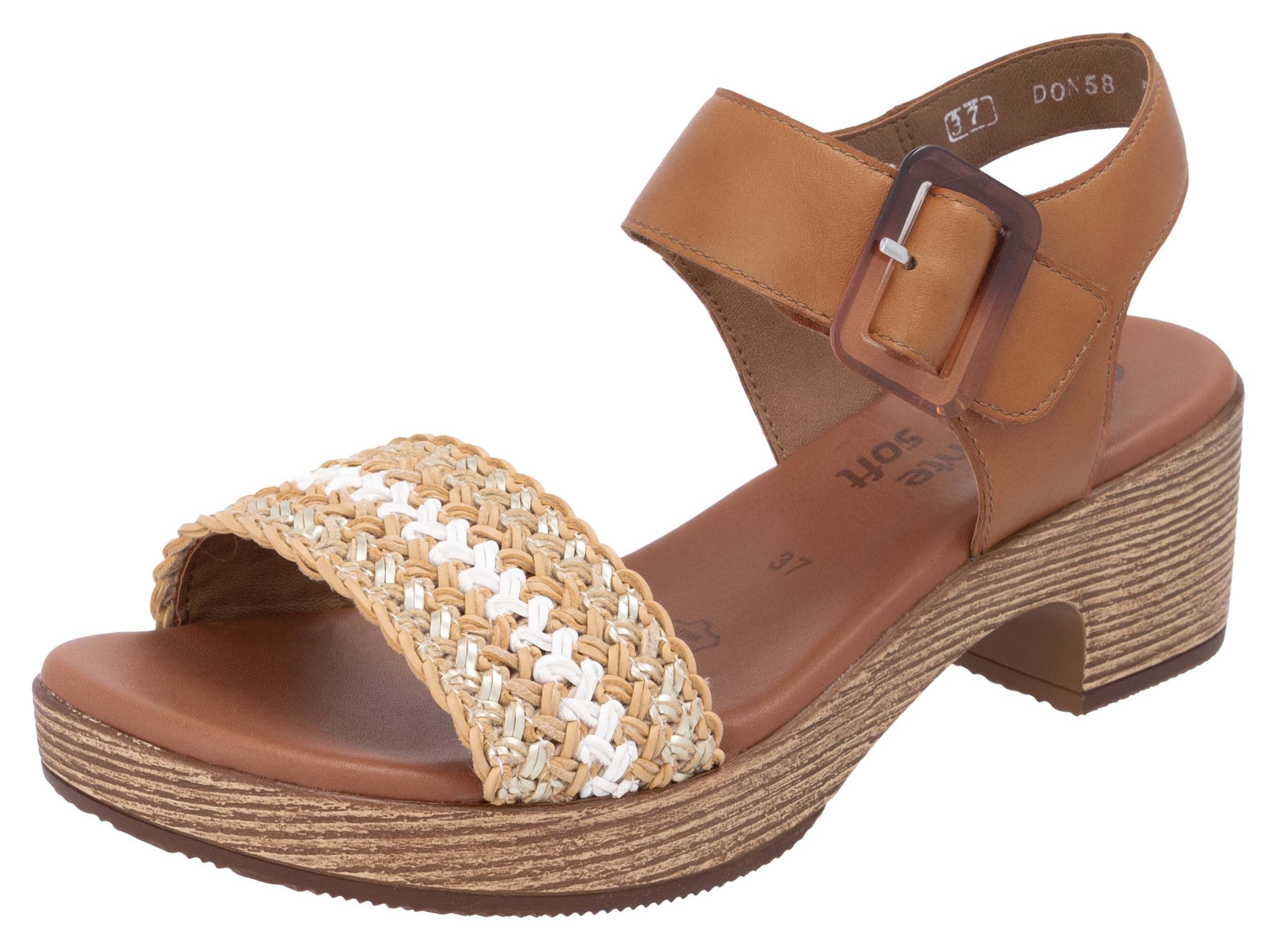 Remonte Sandalette, Blockabsatz, Plateau, Sandale, Sommerschuh günstig online kaufen