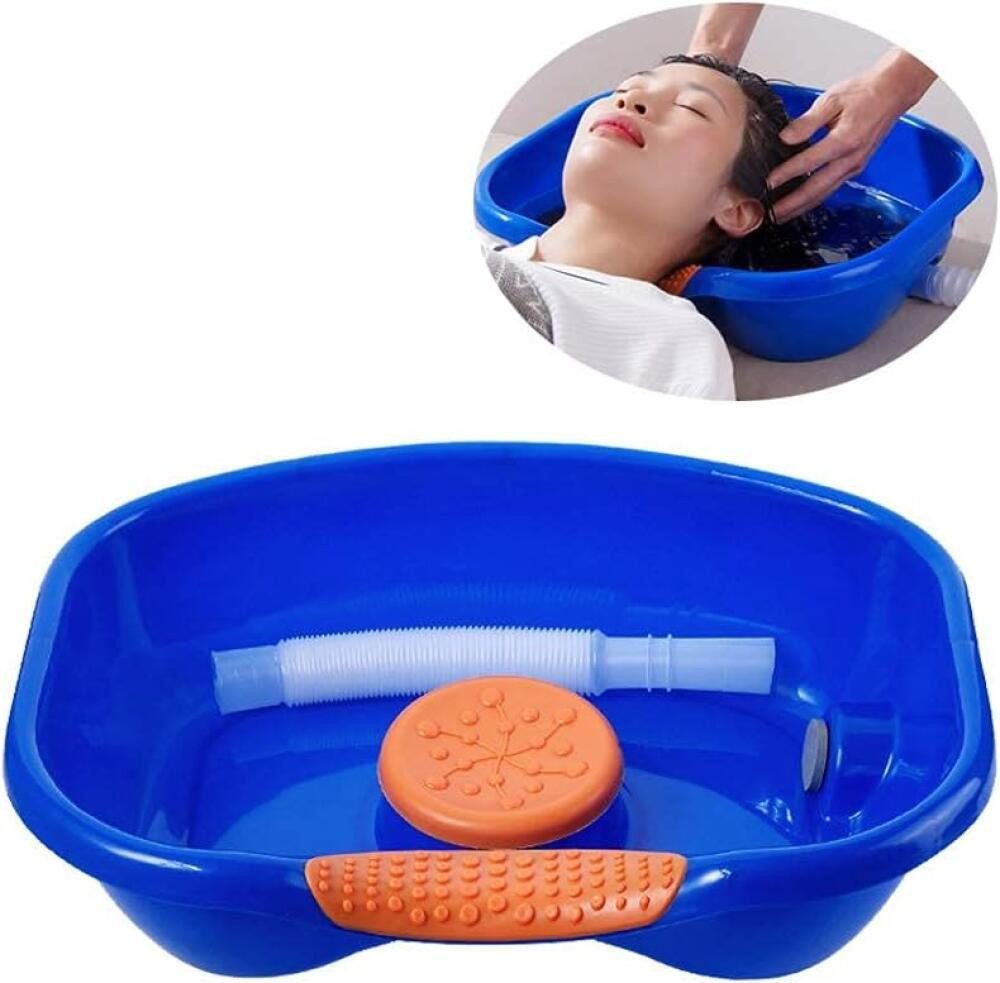 FELIXLEO Waschtischaufsatz Tragbares Haarwaschbecken Bett Für Bettlägerige Haare Waschen Einfach., (2-tlg)