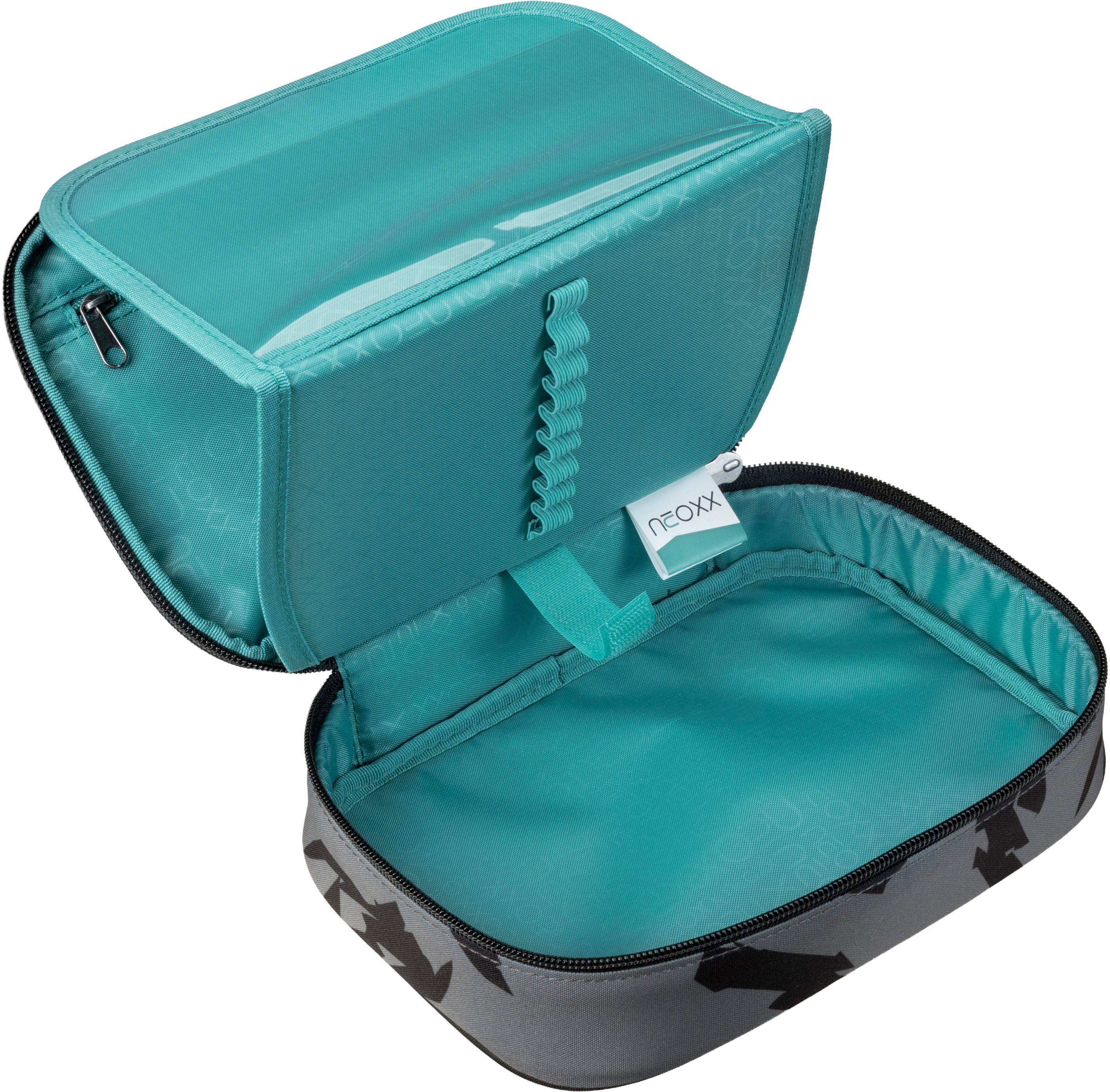 neoxx Schreibgeräteetui Schlamperbox, Dunk, teilweise aus recyceltem Material