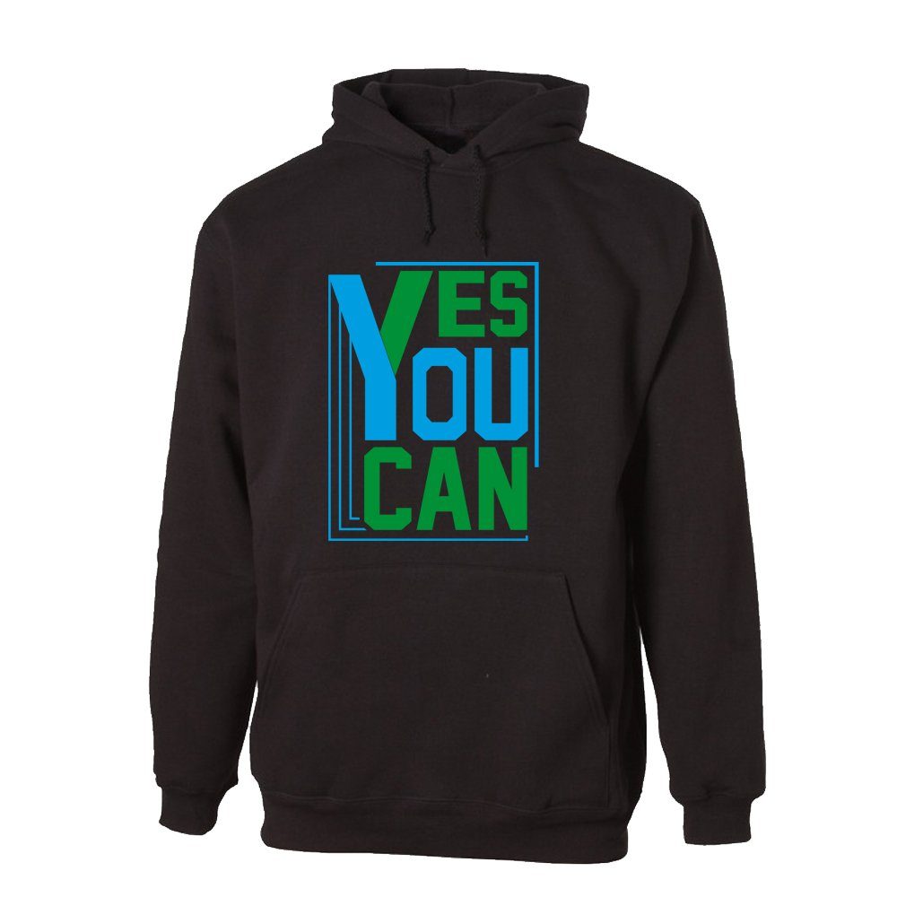 G-graphics Hoodie Yes you can Unisex mit trendigem Frontprint mit Spruch