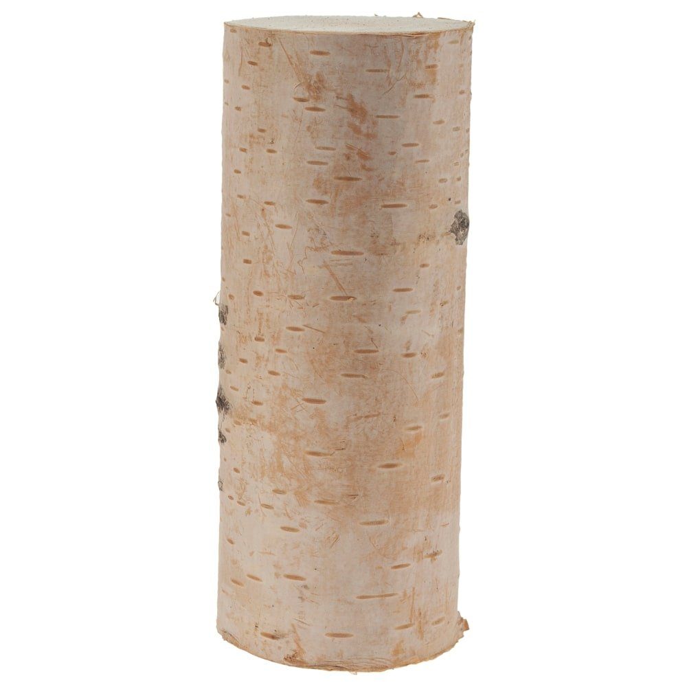 matches21 HOME & HOBBY Bastelnaturmaterial Birkenstämmchen für Basteln Deko in 8 x 20 cm, (1-tlg), Birken-Holz Naturmaterial Holz-Stamm für Basteln und Dekorieren