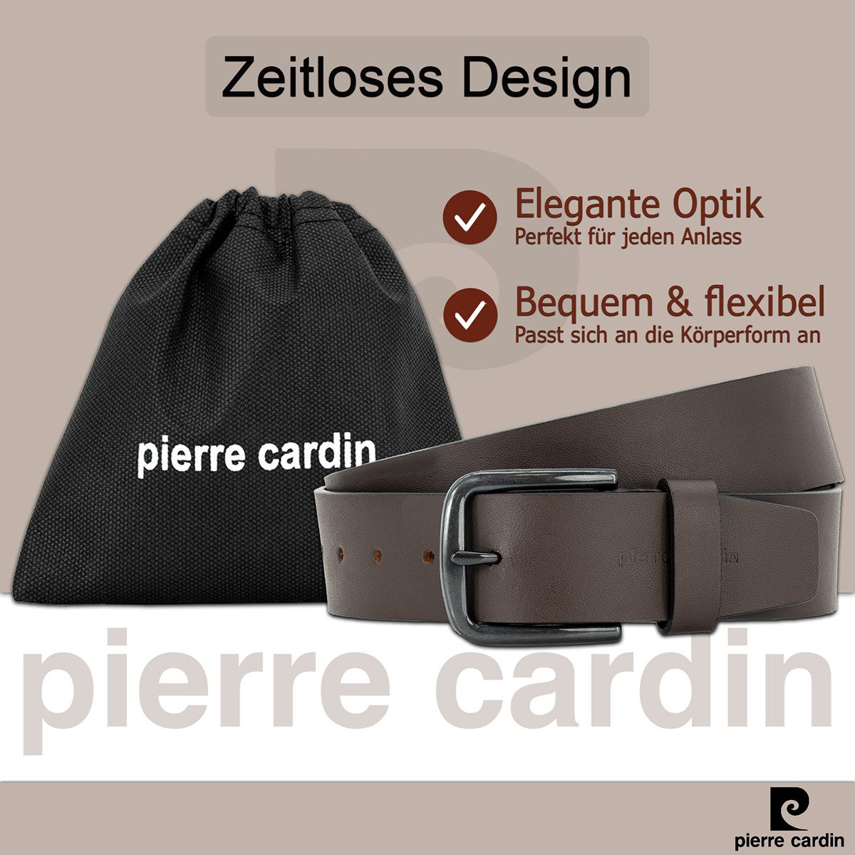Pierre Cardin Ledergürtel