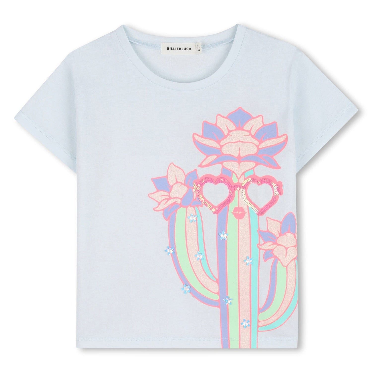 T-Shirt Billieblush Kurzarm T-Shirt mit Pailletten – Eis Schmelzt