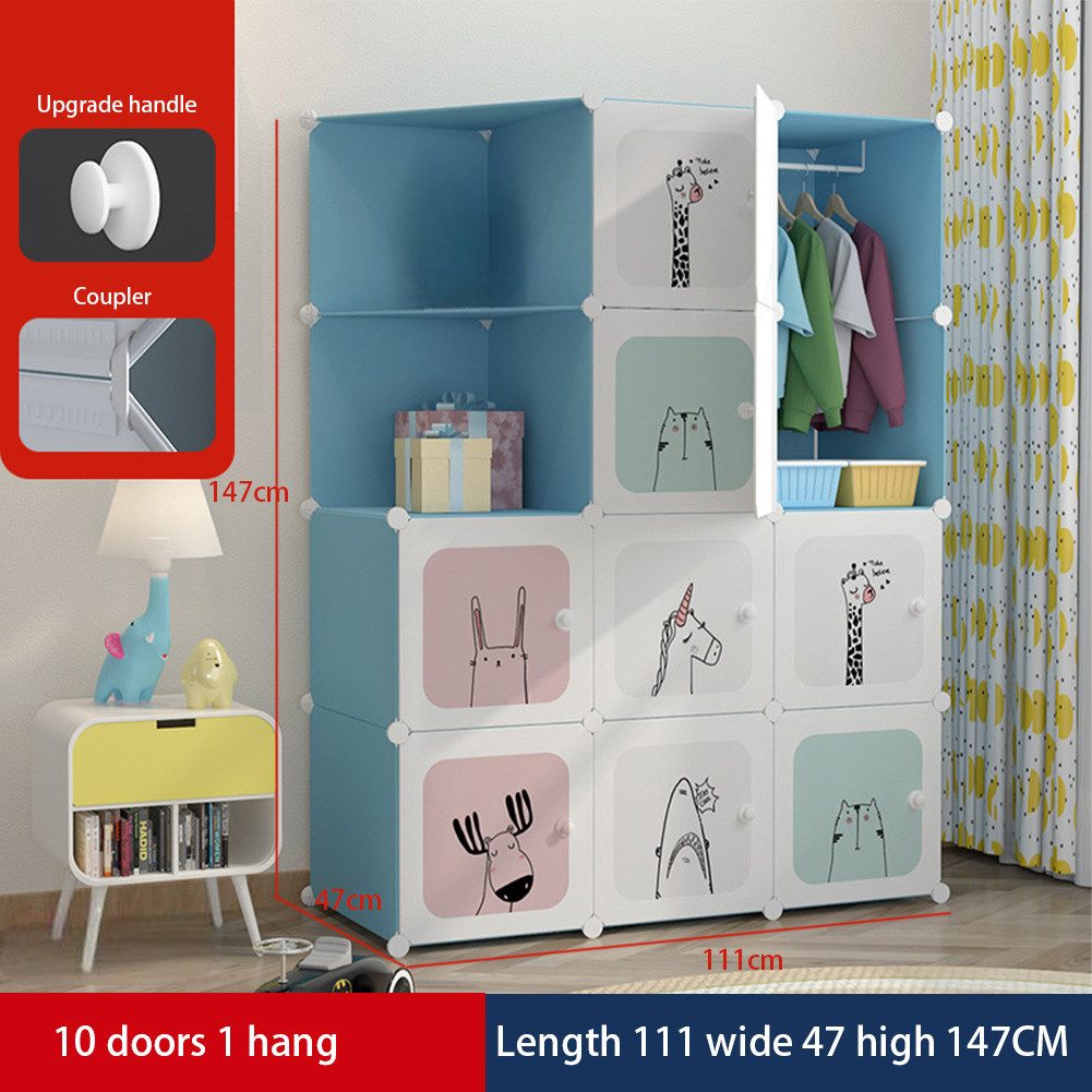 GarveeMore Kinderkleiderschrank Kinderkleiderschrank Kinderregal Schuhregal günstig online kaufen