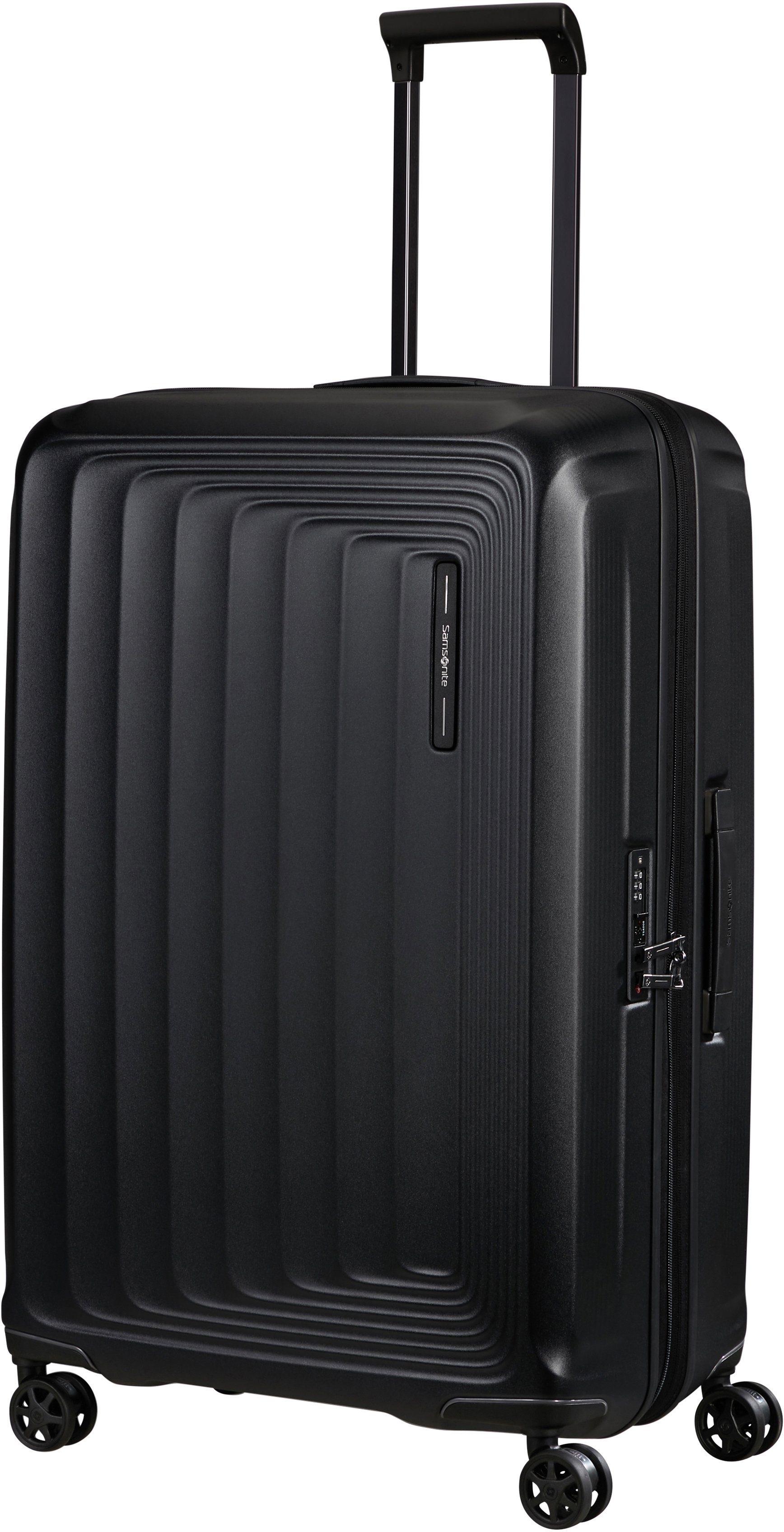 Samsonite Hartschalen-Trolley NUON, verschiedene Größen und Farben, 4 Rollen, mit Volumenerweiterung, mit Tragegriff oben und seitlich