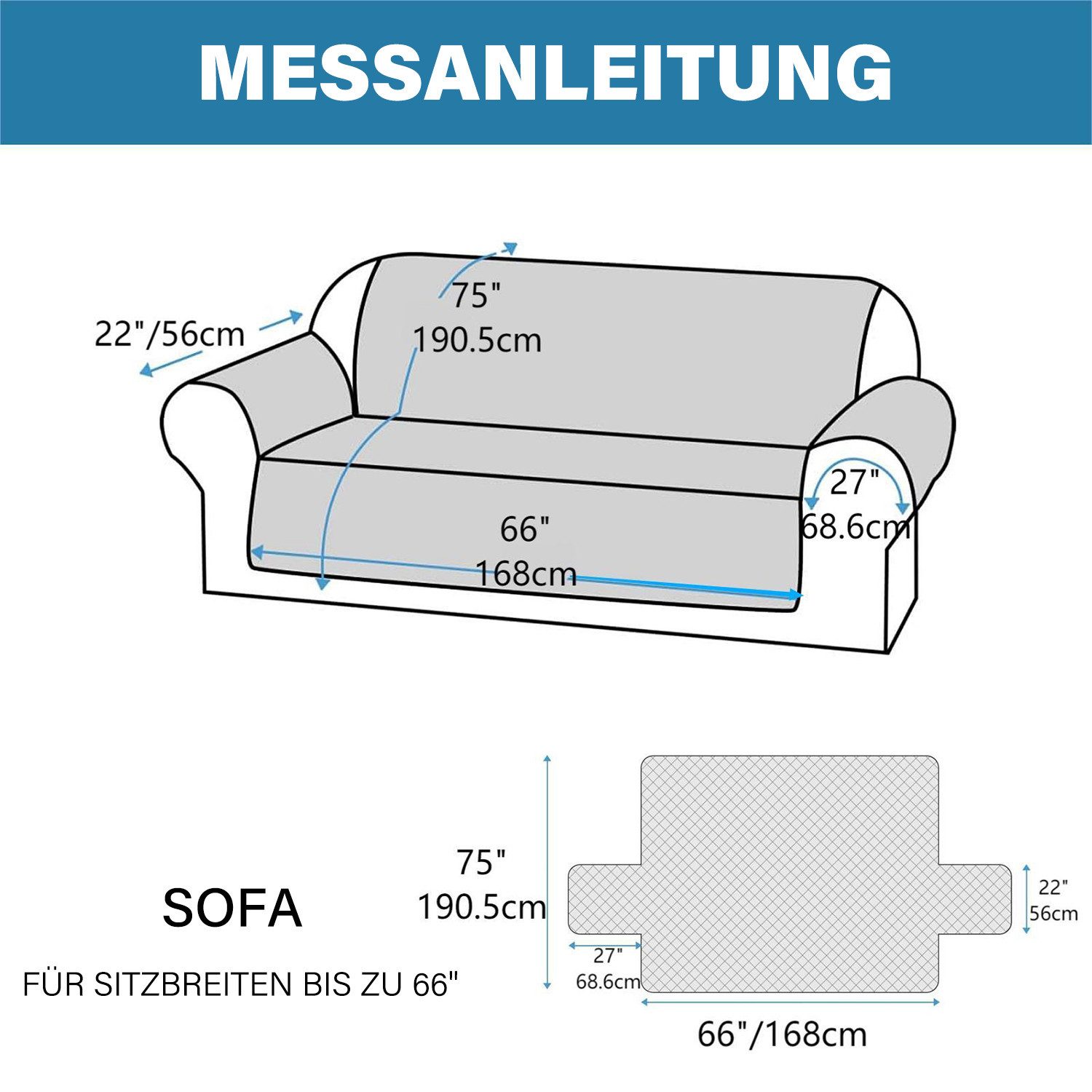 MOPUEA Sofaschoner Sofabezug 1 2 3 Sitzer Sofaschoner rutschfest Sofaüberwu günstig online kaufen