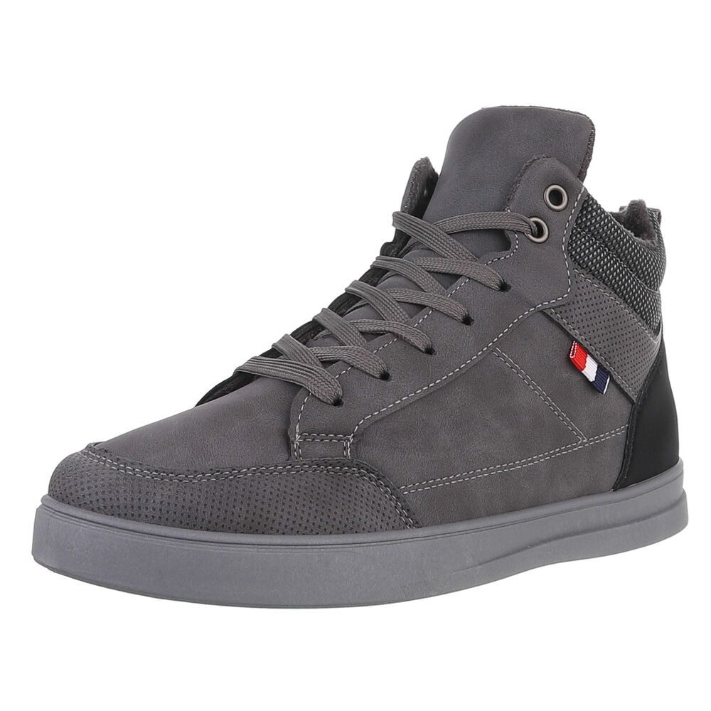 Coolwalk Herren High-Top Freizeit Sneaker (88828895) Flach Sneakers in Grau günstig online kaufen