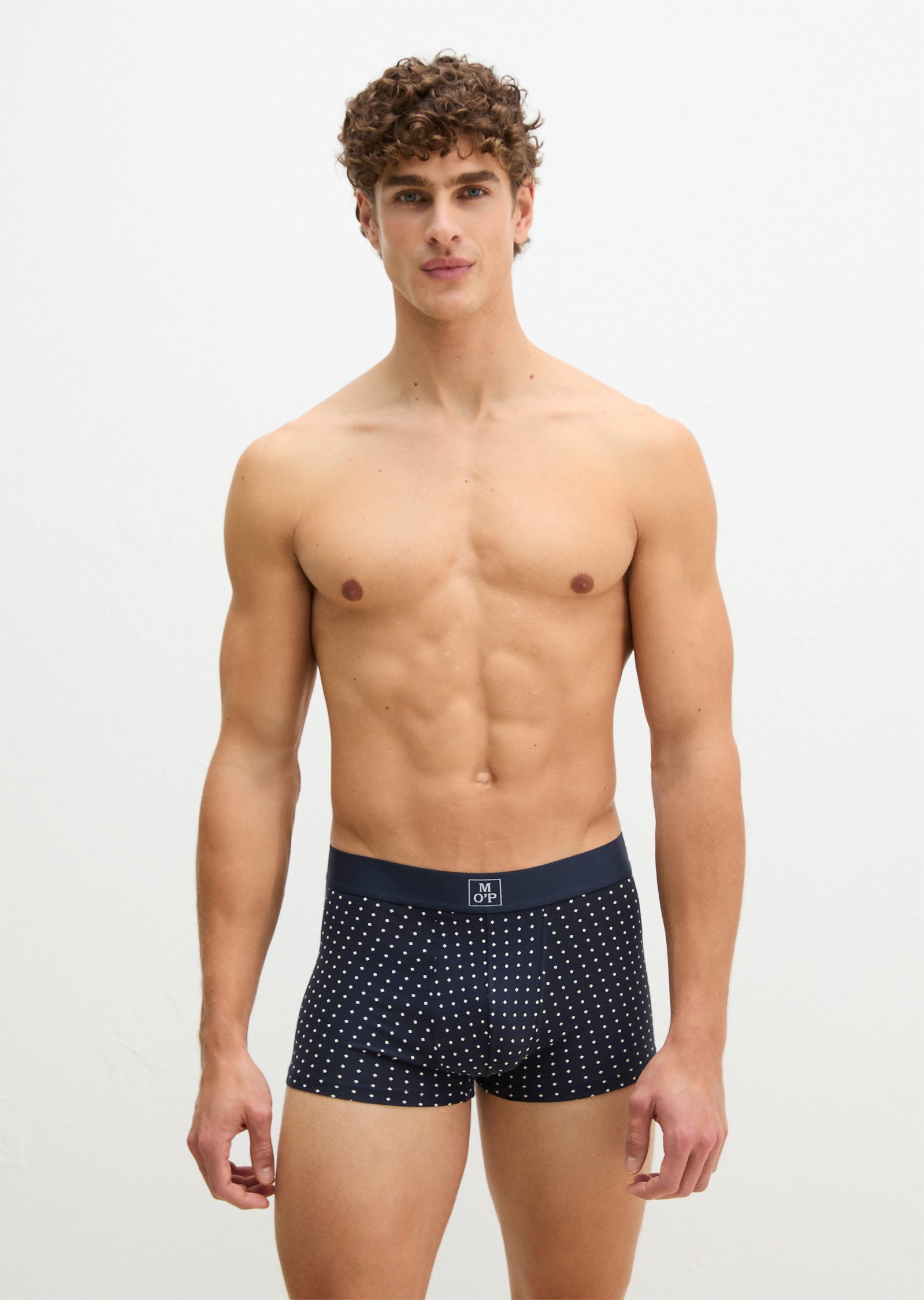Marc O'Polo Trunk Essentials (3er Pack) ohne Eingriff, mit elastischem Logobund