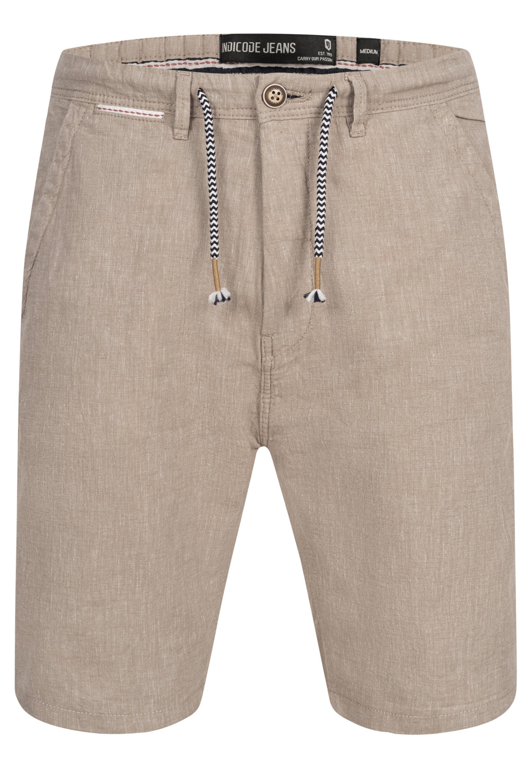 Indicode Chinoshorts Alonso aus einem angenehmen günstig online kaufen