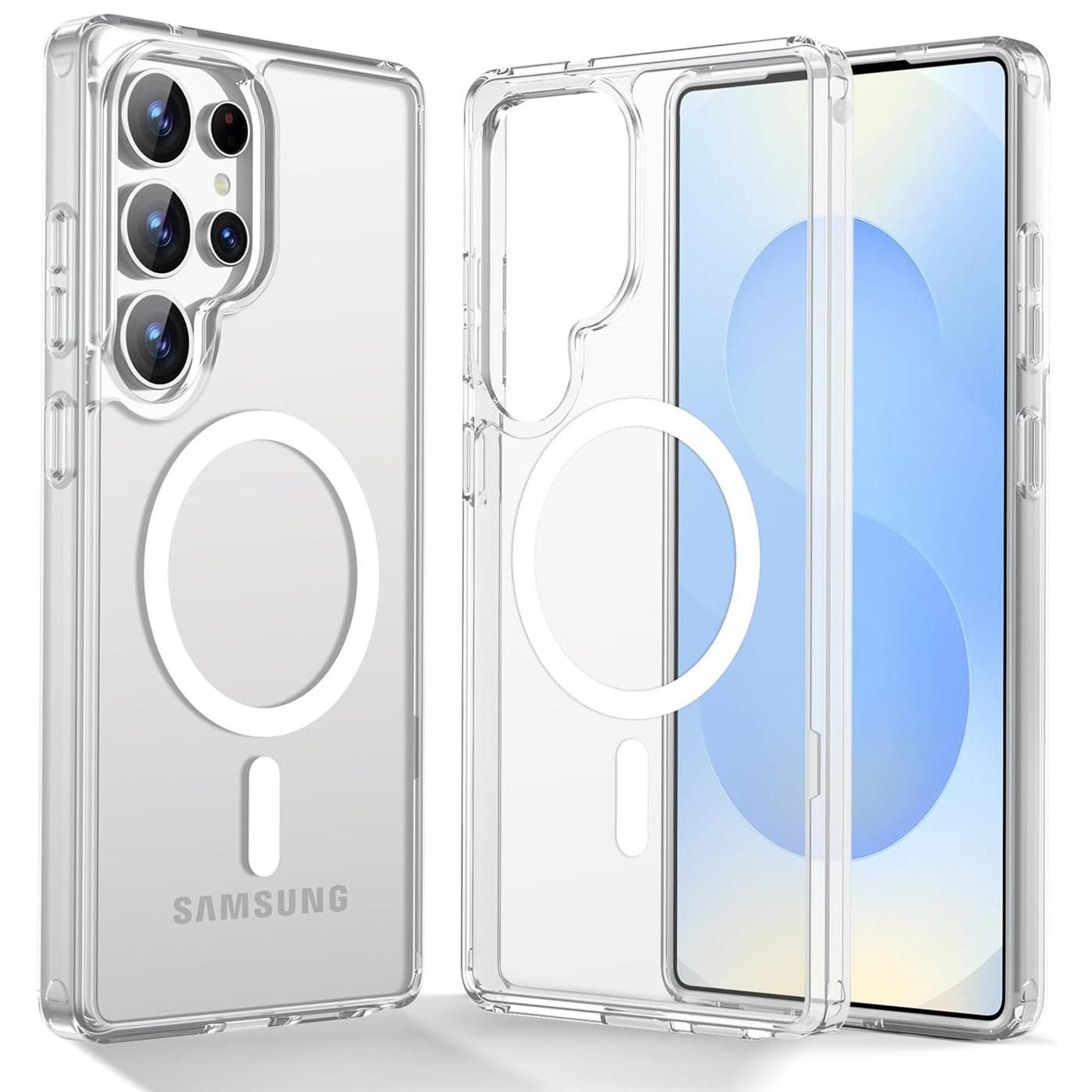 CoolGadget Handyhülle Premium Silikon Handy Case für Samsung Galaxy S26 Ultra 6,9 Zoll, Hülle Transparent Schutzhülle kompatibel mit MagSafe Zubehör – Bild 5 von 5