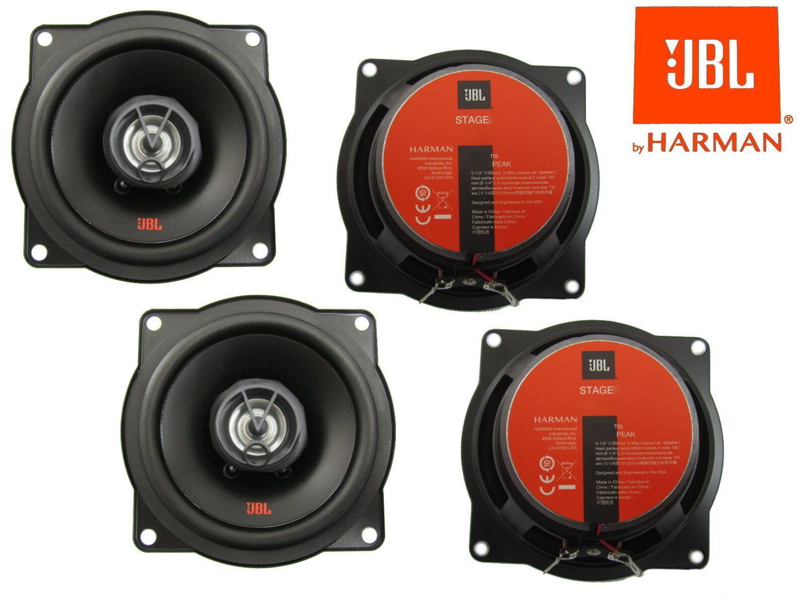 DSX JBL Lautsprecher passend für BMW E39 5er Bj 95-04 2 Wege 13 cm 300 Wat Auto-Lautsprecher (60.00 W)