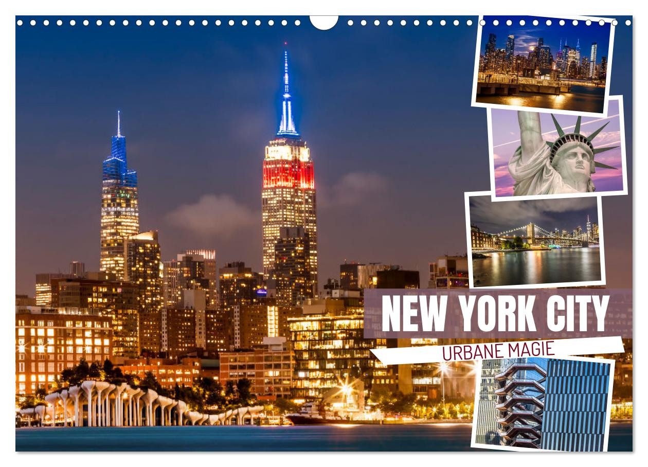 CALVENDO Wandkalender NEW YORK CITY Urbane Magie (Wandkalender 2026 DIN A3 quer), CALVENDO M