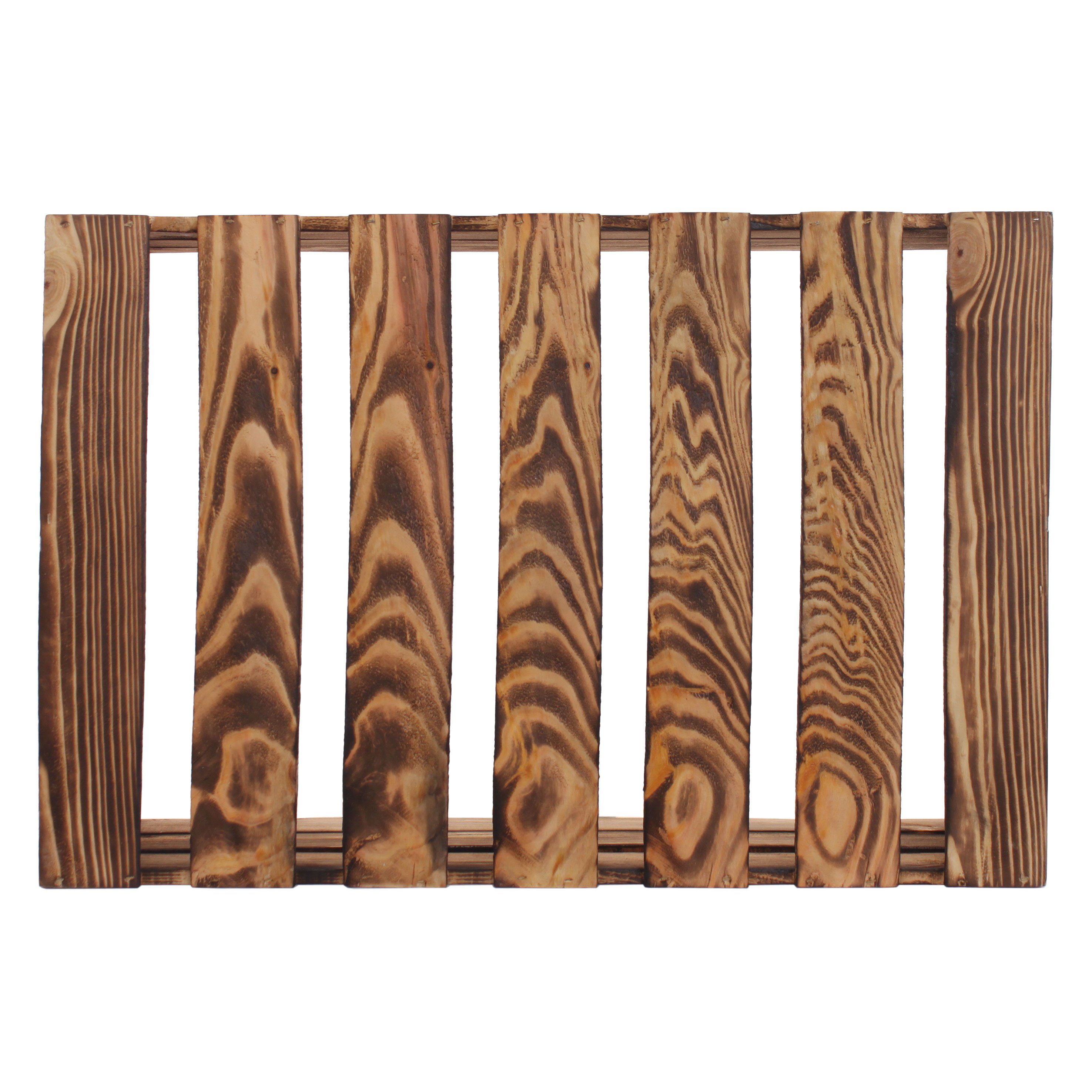 GERSO Holzkiste Deko Holzkiste geflammt 60x40x21cm Obstkiste Holzbox