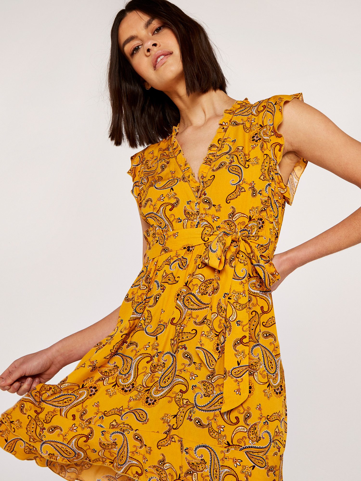 Apricot Minikleid günstig online kaufen