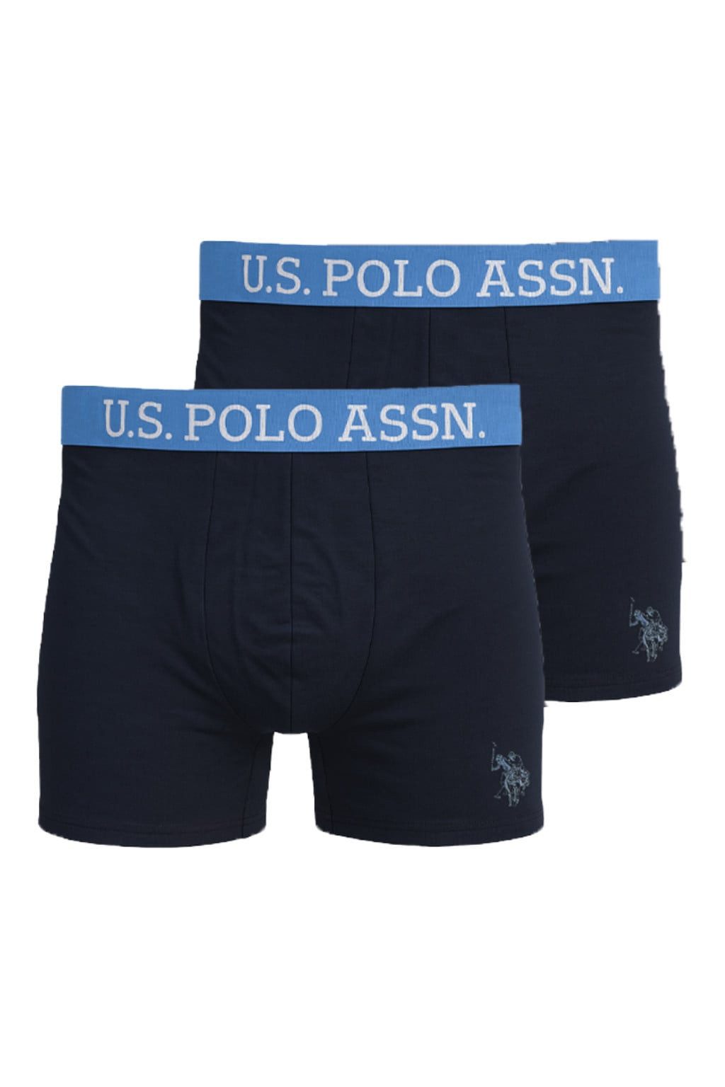 U.S. Polo Assn. Boxershorts Unterwäsche US16133 (Baumwolle) schwarz Herren - 2 Stück