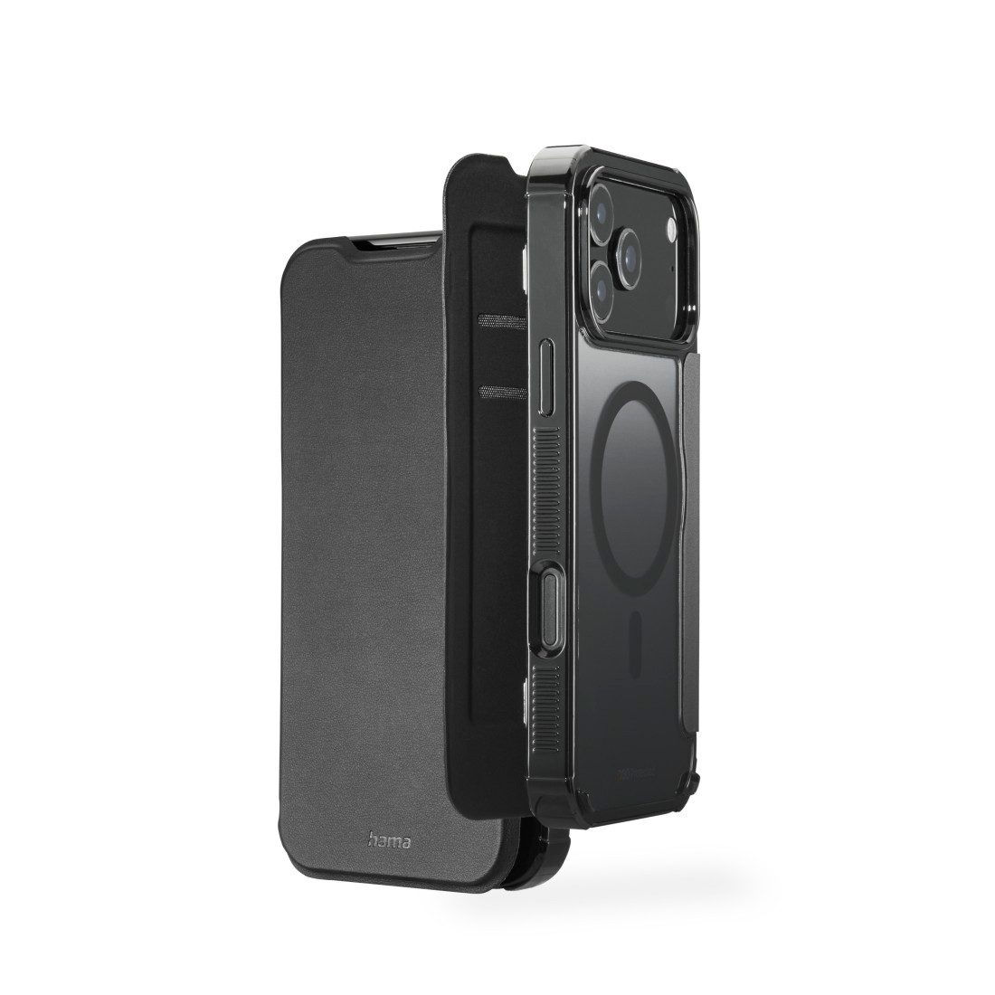 Hama Smartphone-Hülle Handytasche „Extreme Protect“ für iPhone 17 Pro Max (für MagSafe), Stoßfest, sturzsicher, kratzfest, 4H, Wireless-Charging-kompatibel