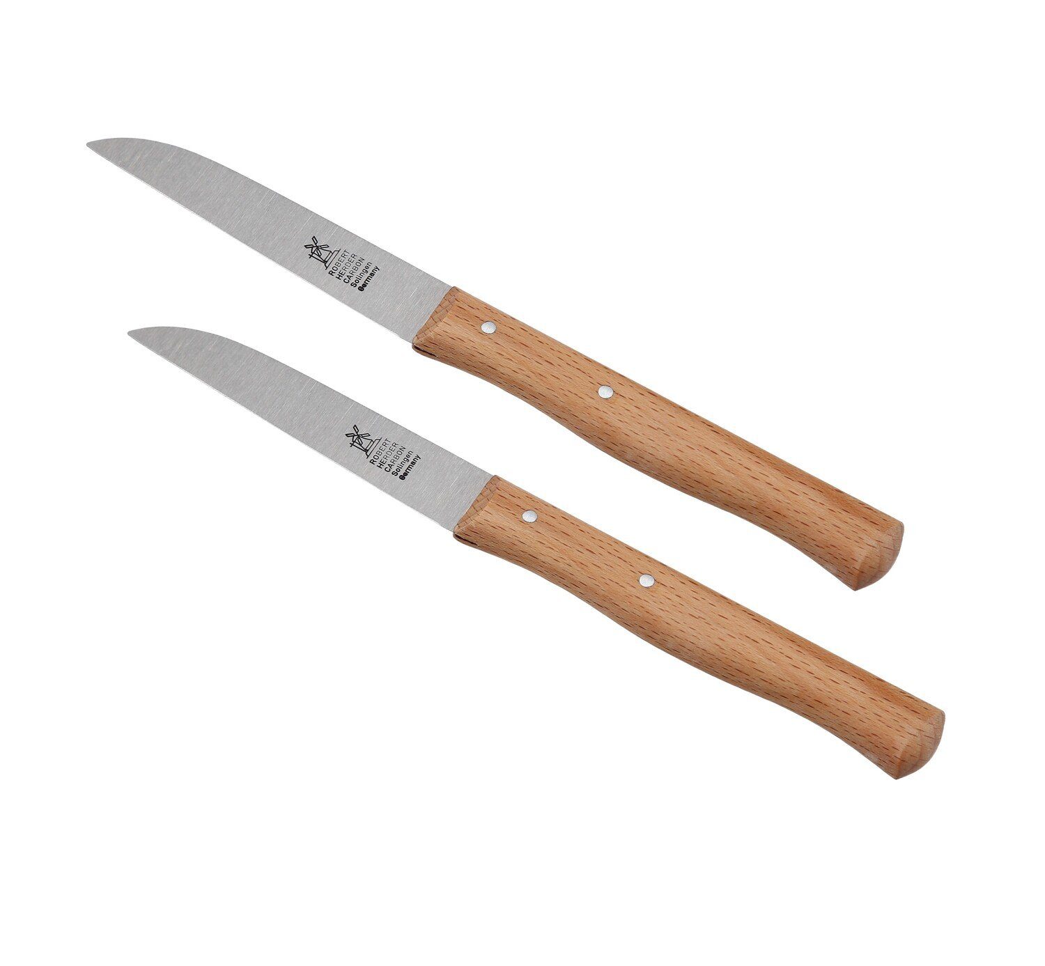 Windmühlenmesser Gemüsemesser Windmühlen Küchenmesser Buche 8,5 cm 2er Set