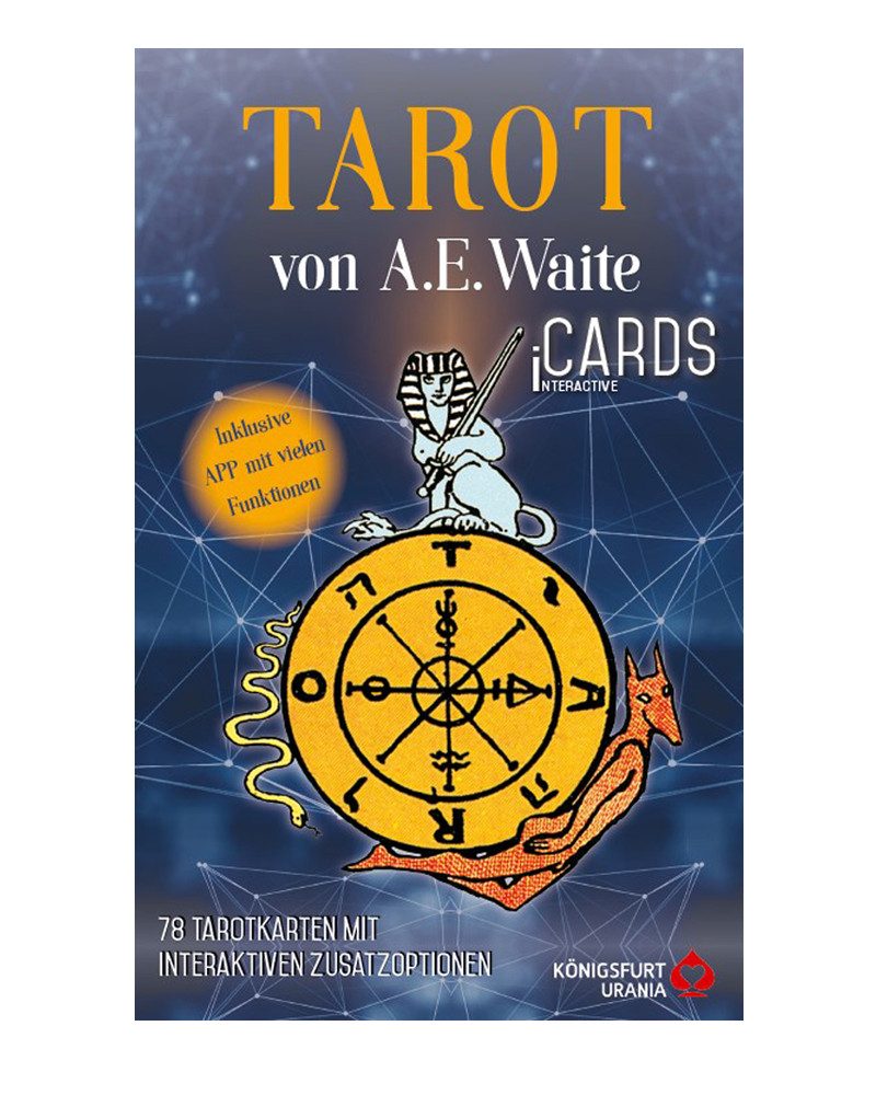 Königsfurt-Urania Verlag Spiel Tarot von A.E. Waite - iCards: 78 Tarotk..+ interakt. Zusatzopt. (App)
